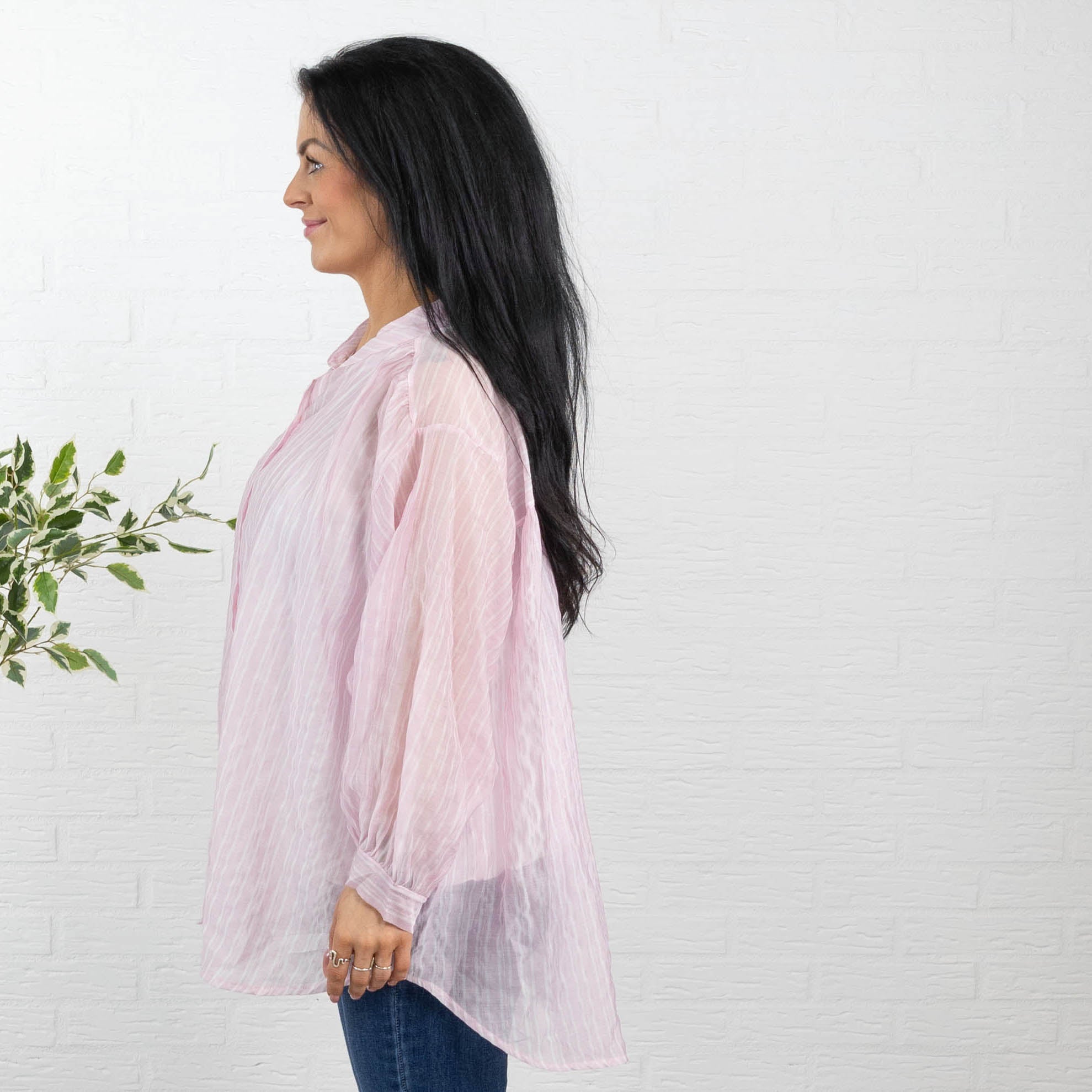 Leslie skjorte, Lyserød