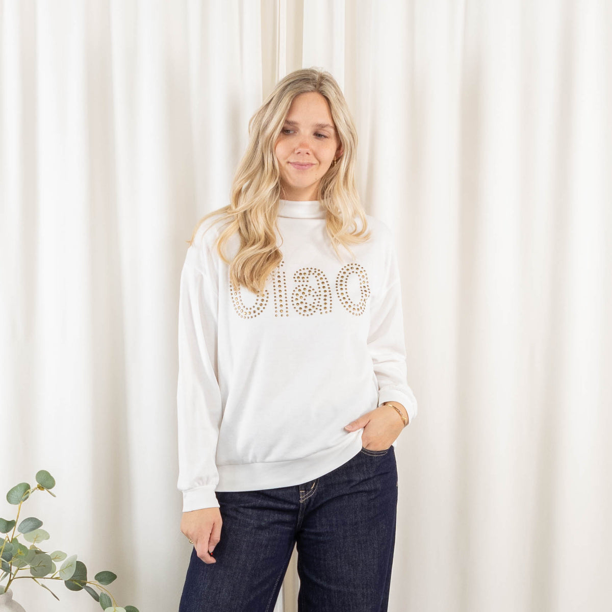 Ciao sweatshirt, Hvid