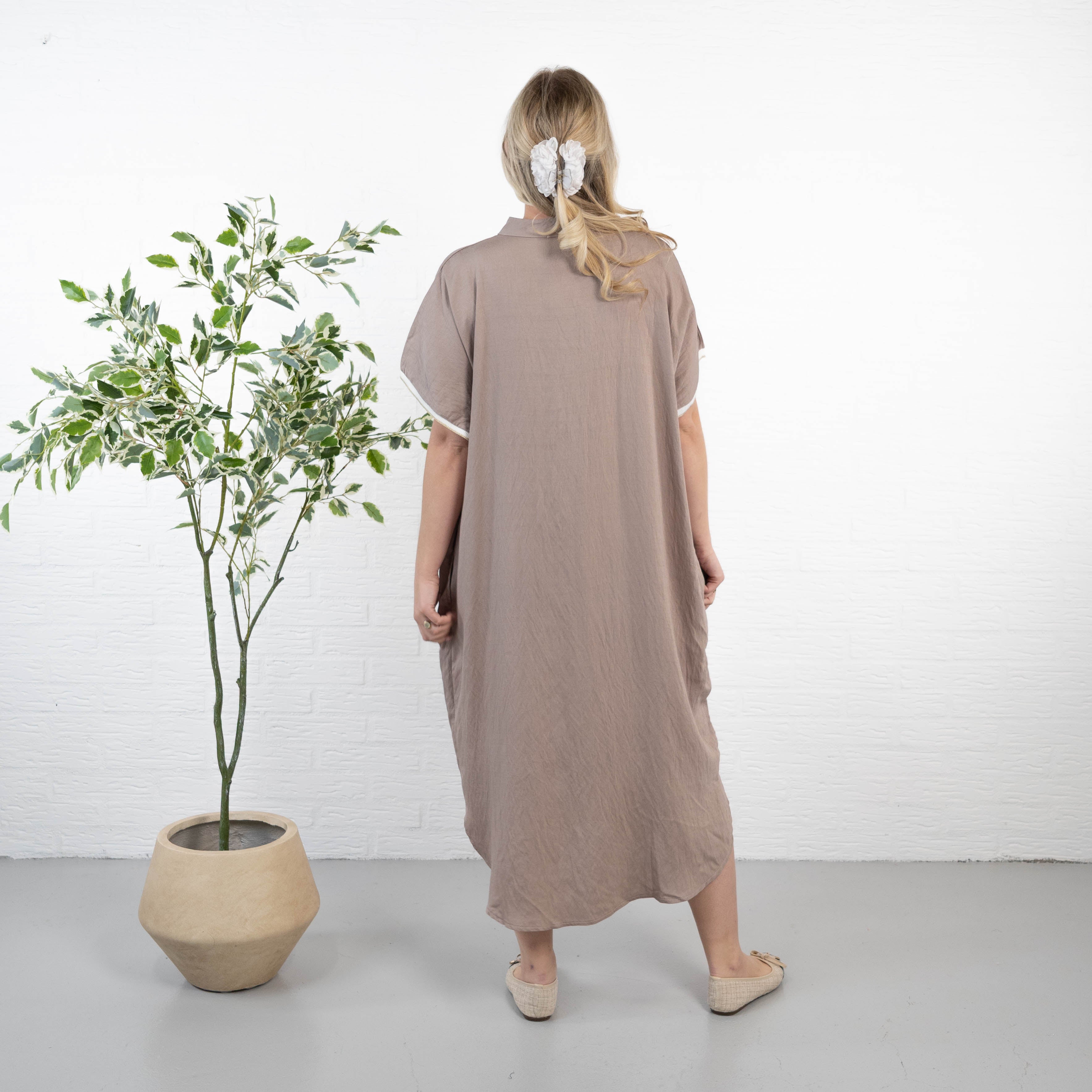 Henriette kjole, Taupe