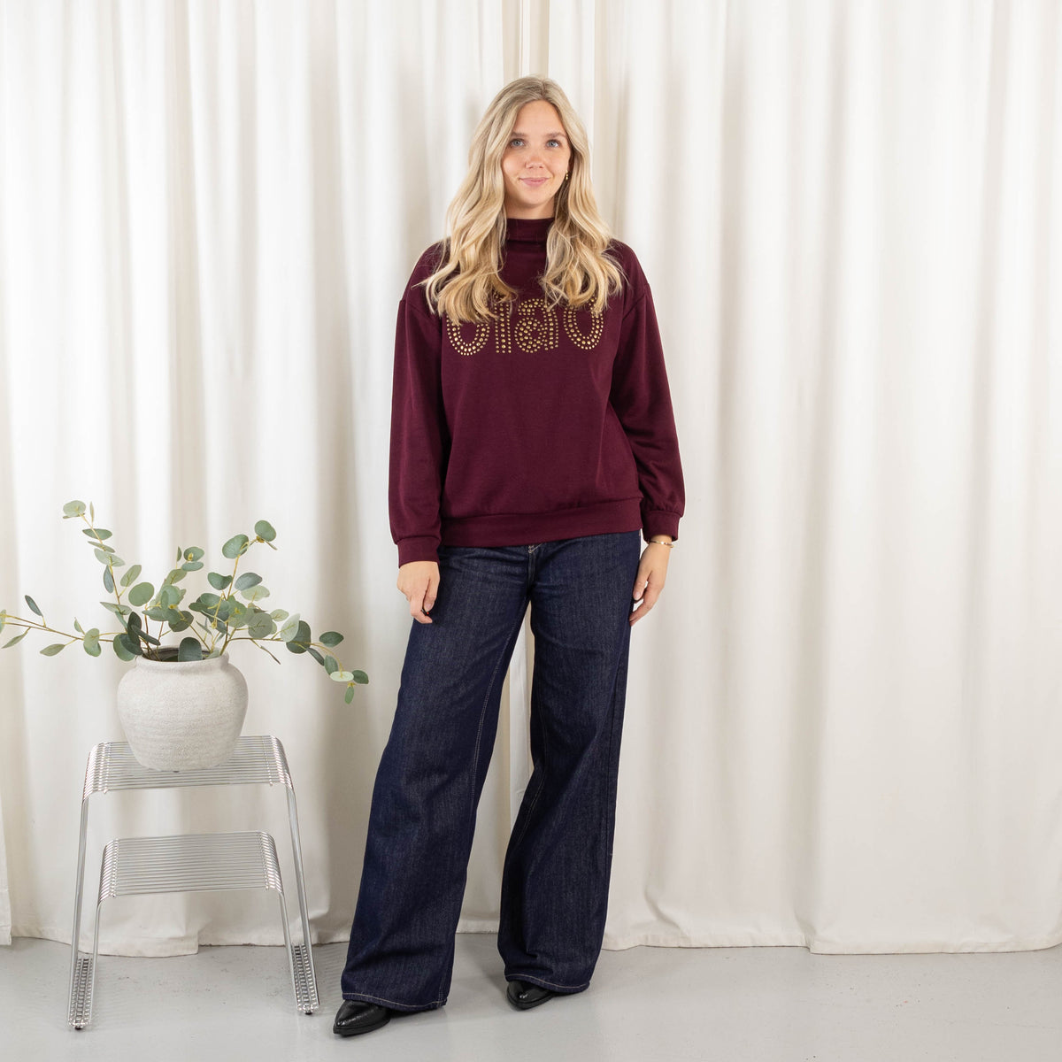 Ciao sweatshirt, Bordeaux