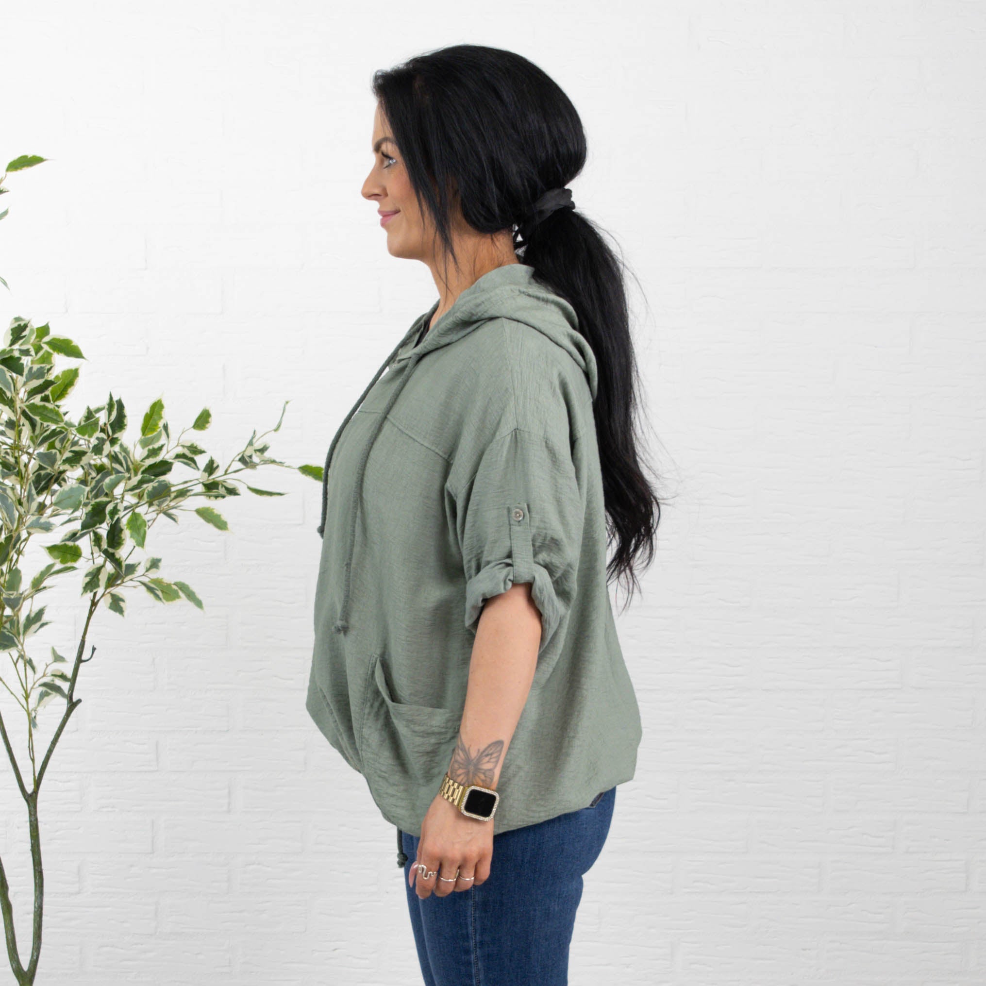 Jenny cardigan, Khaki