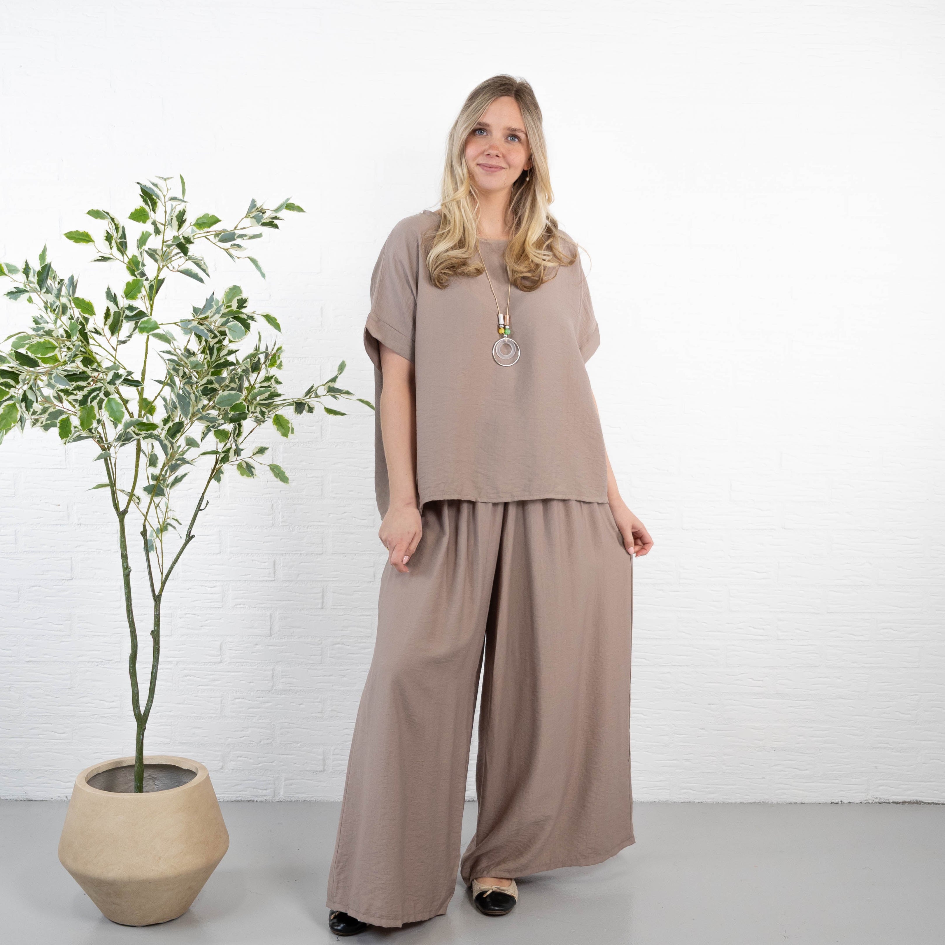 Valerie 2 delt sæt, Taupe