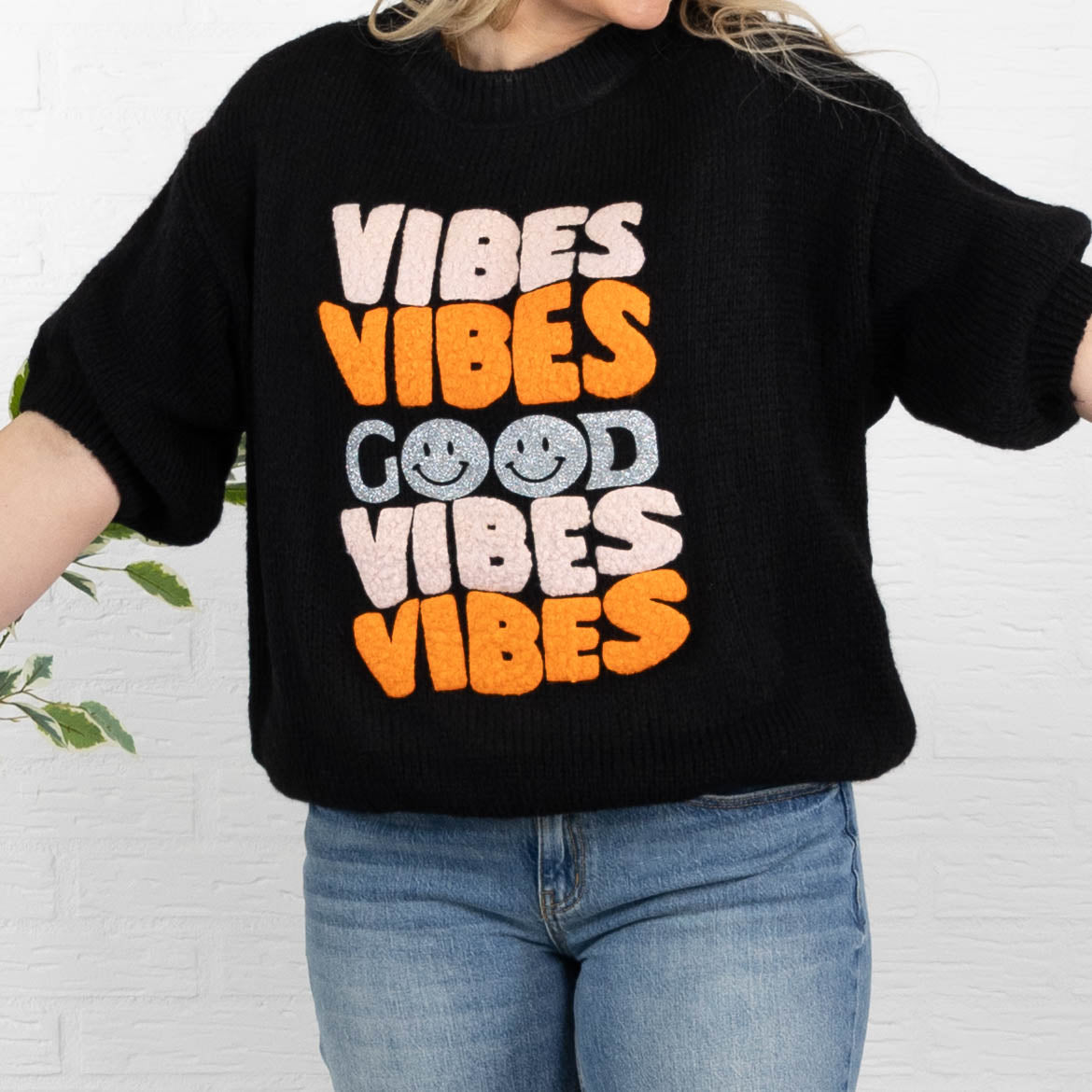 Good Vibes strik, Sort