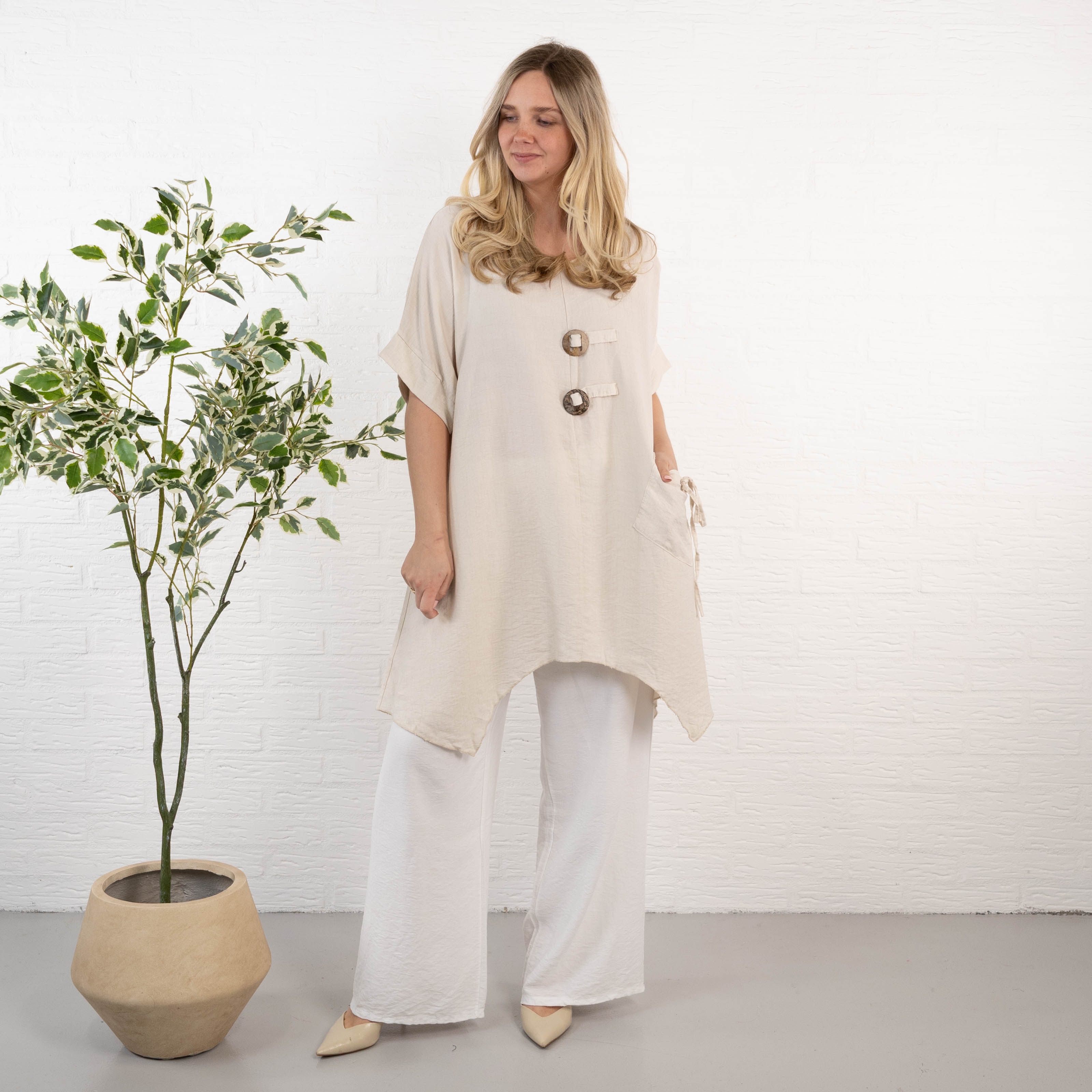 Janni tunika, Beige