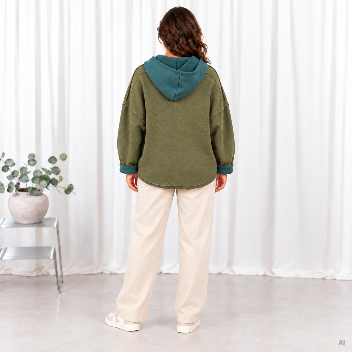 Harper sweatshirt, Armygrøn