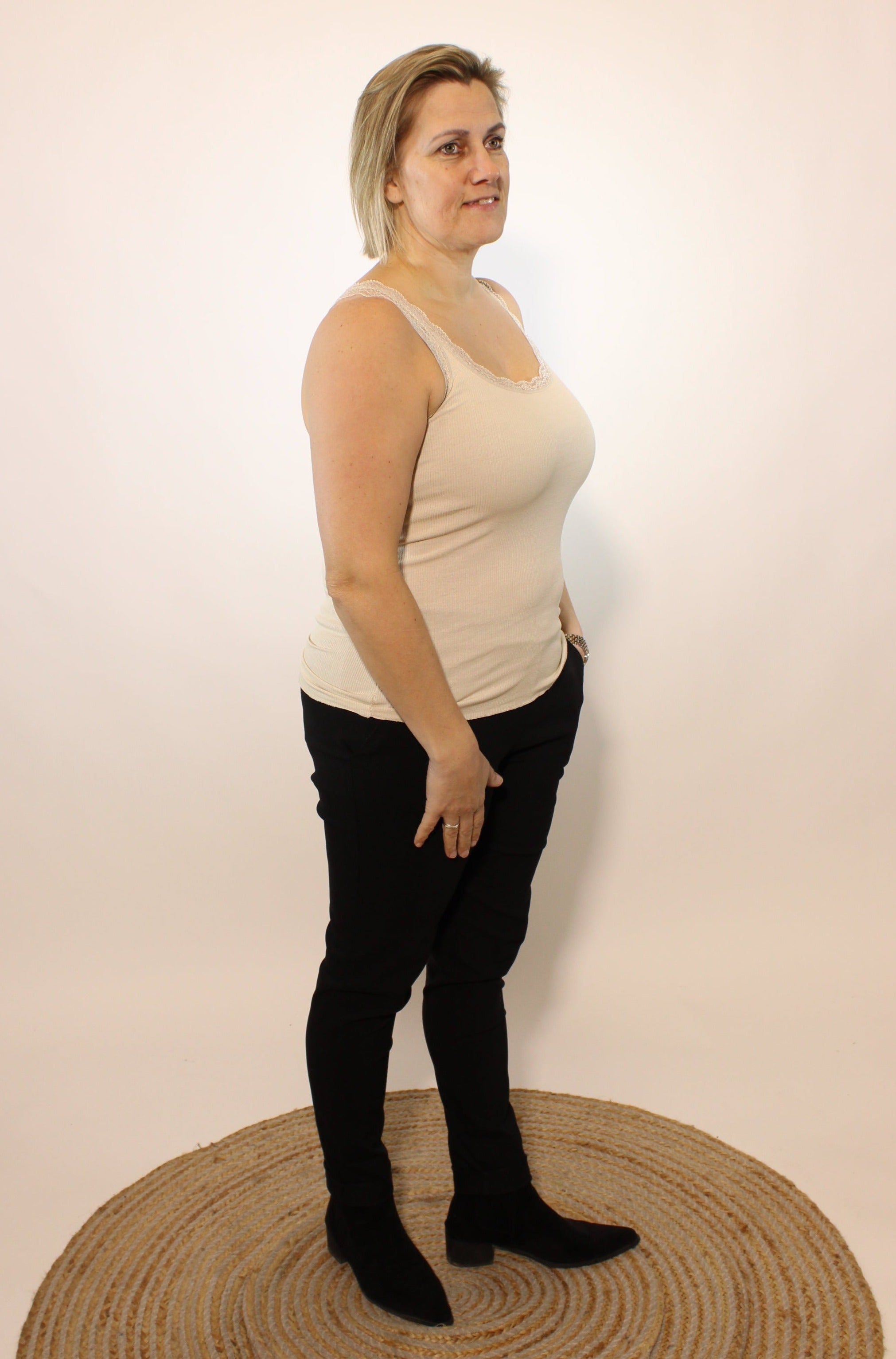 Sandy top, Beige
