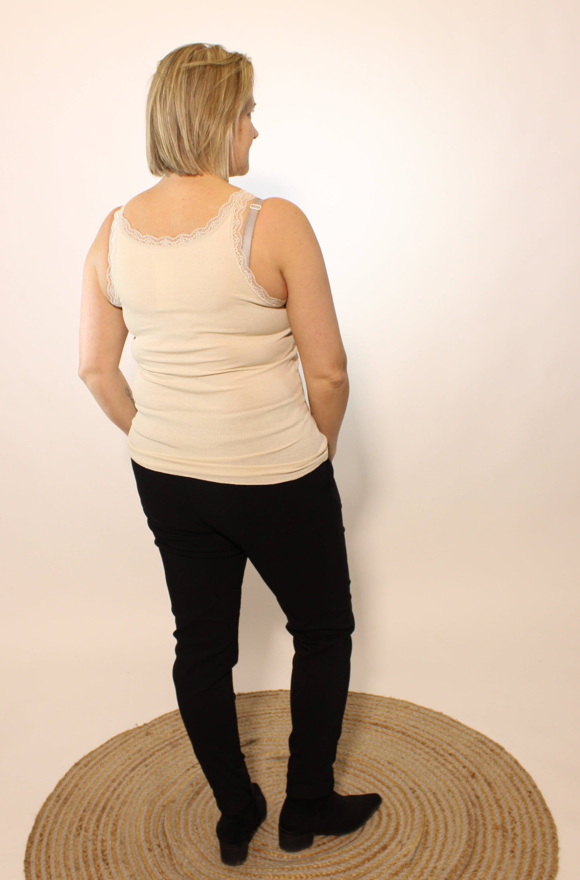Sandy top, Beige