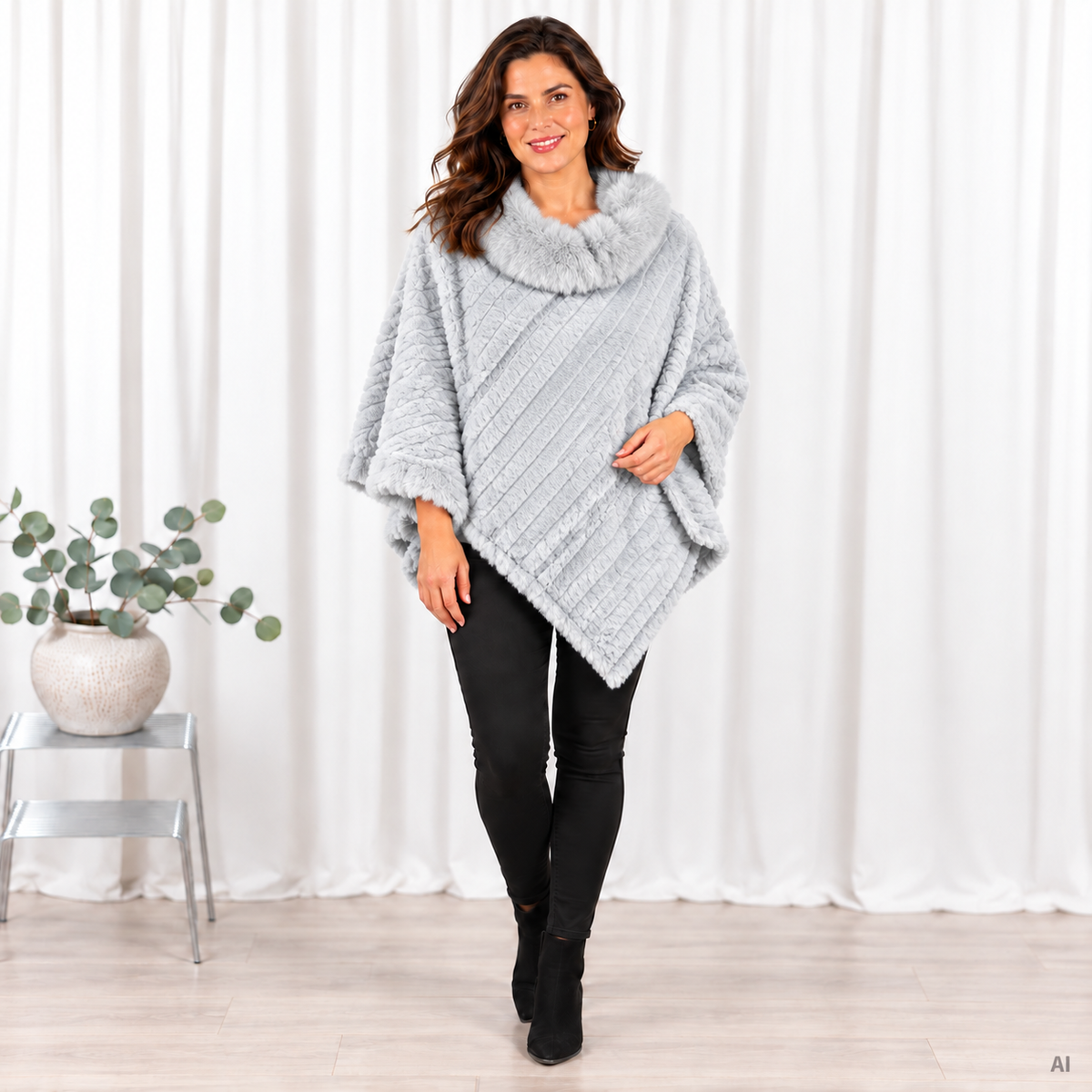 Ruby poncho, Lysegrå