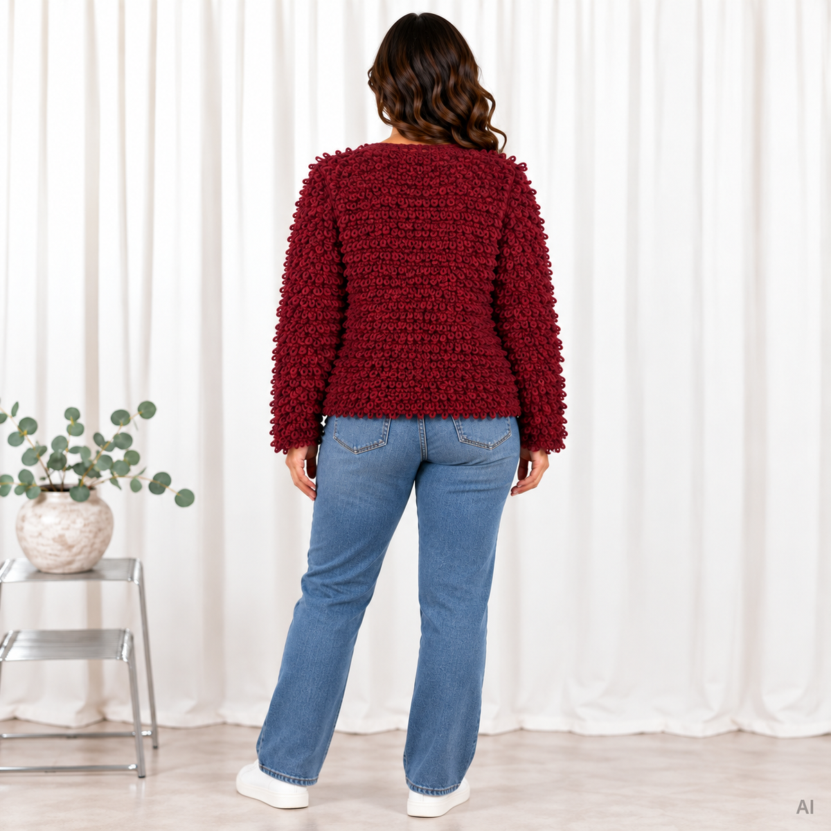 Celina cardigan, Bordeaux
