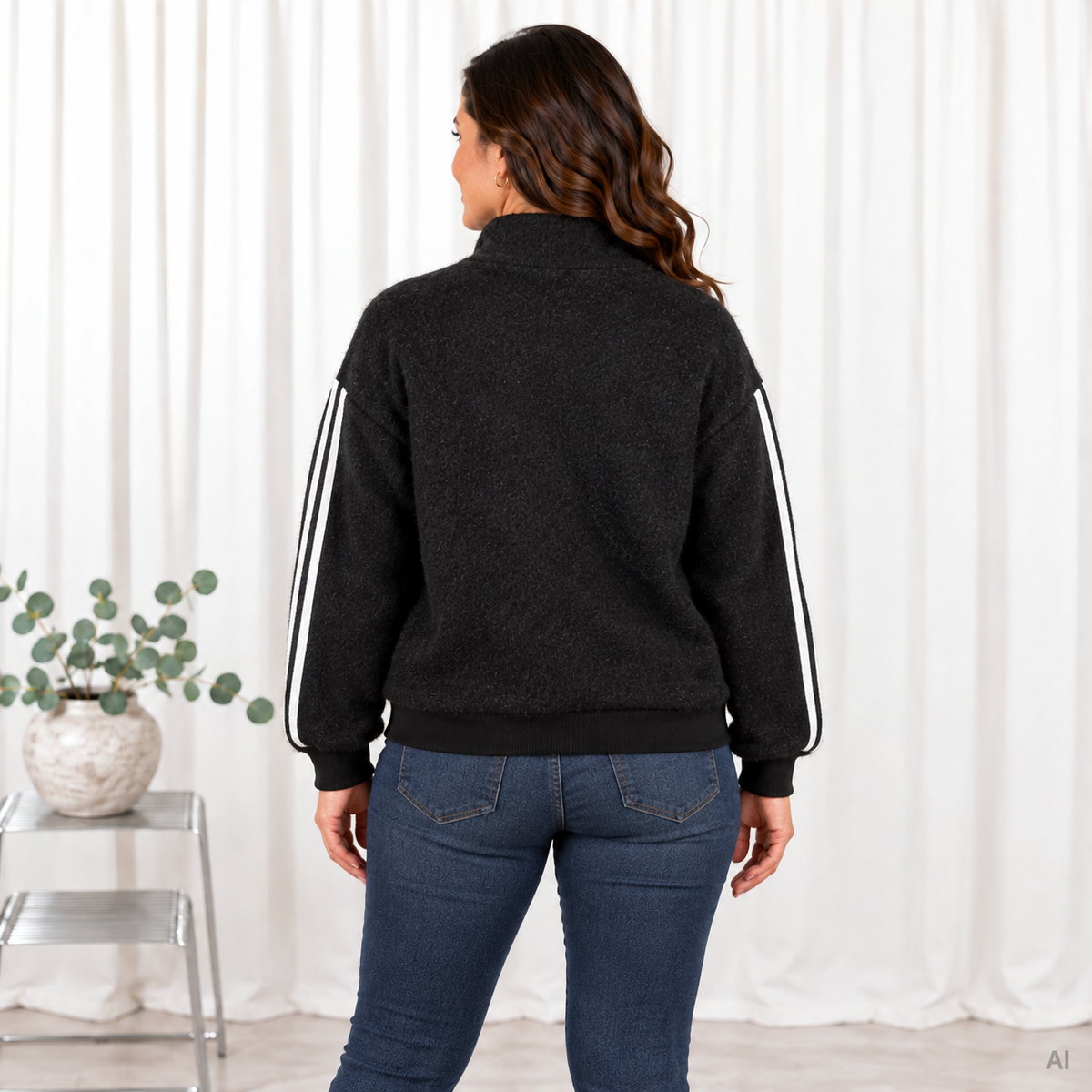 Naja bomber jakke, Sort