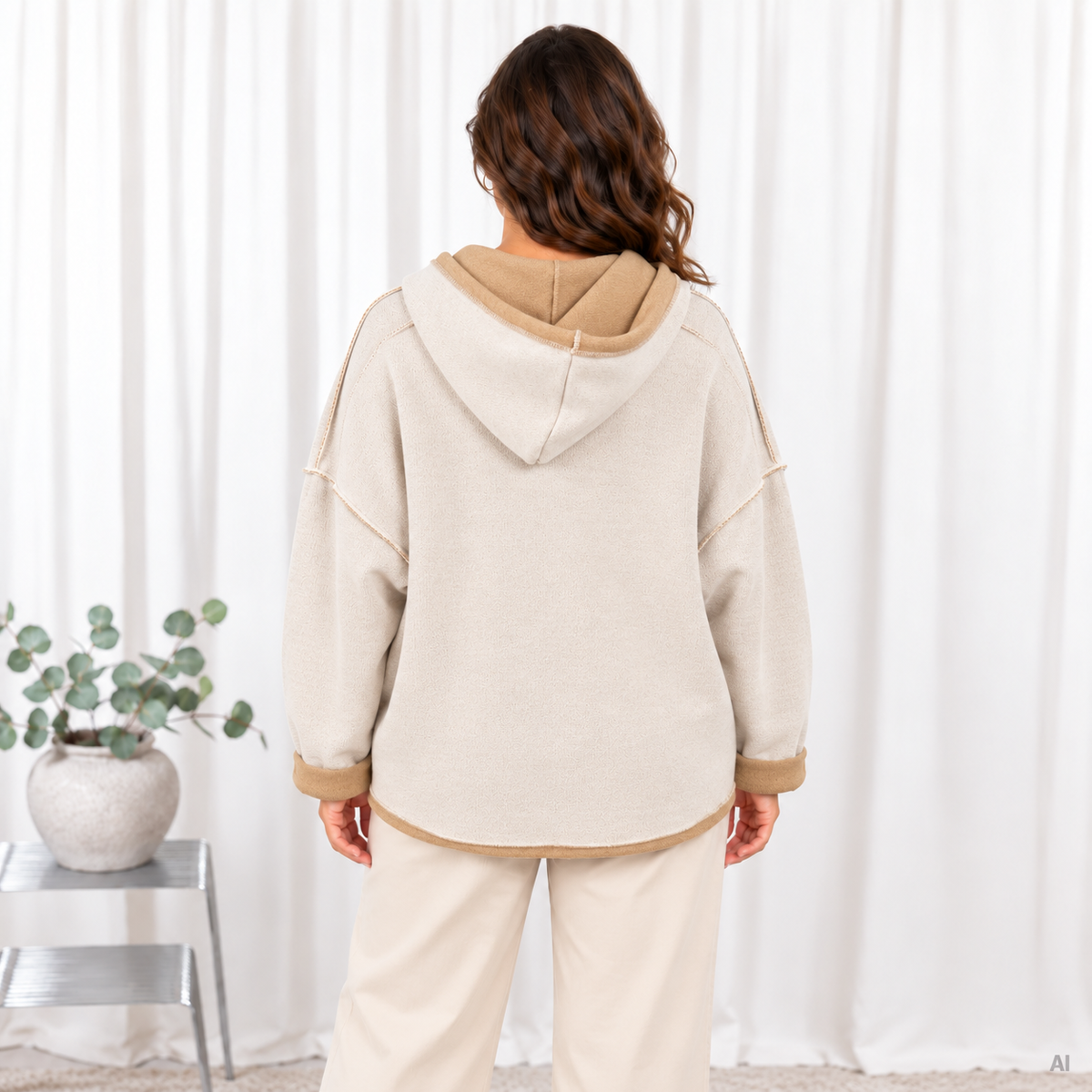 Harper sweatshirt, Beige