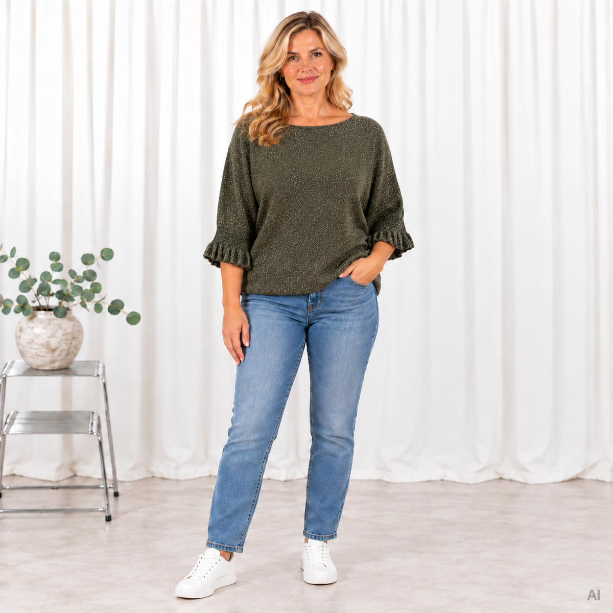 Ember poncho, Khaki