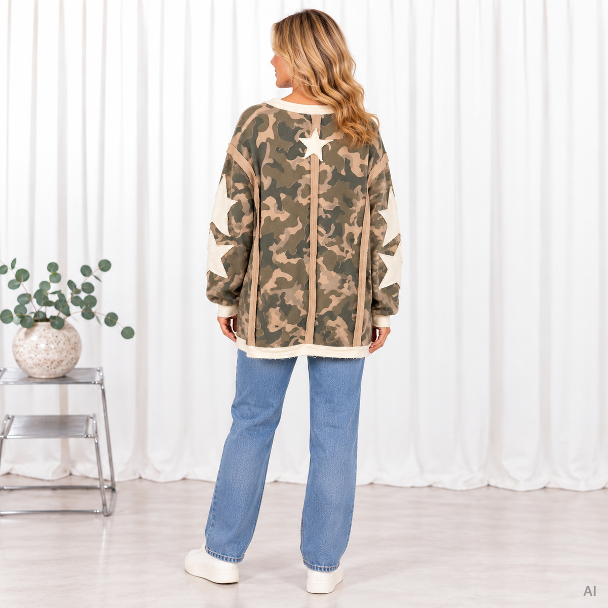 Zahra sweatshirt, Taupe