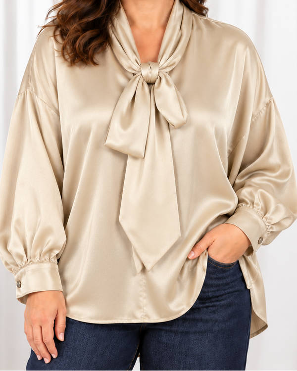 Jamie poncho, Beige