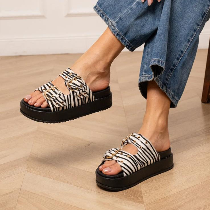 Clair sandal, Zebra