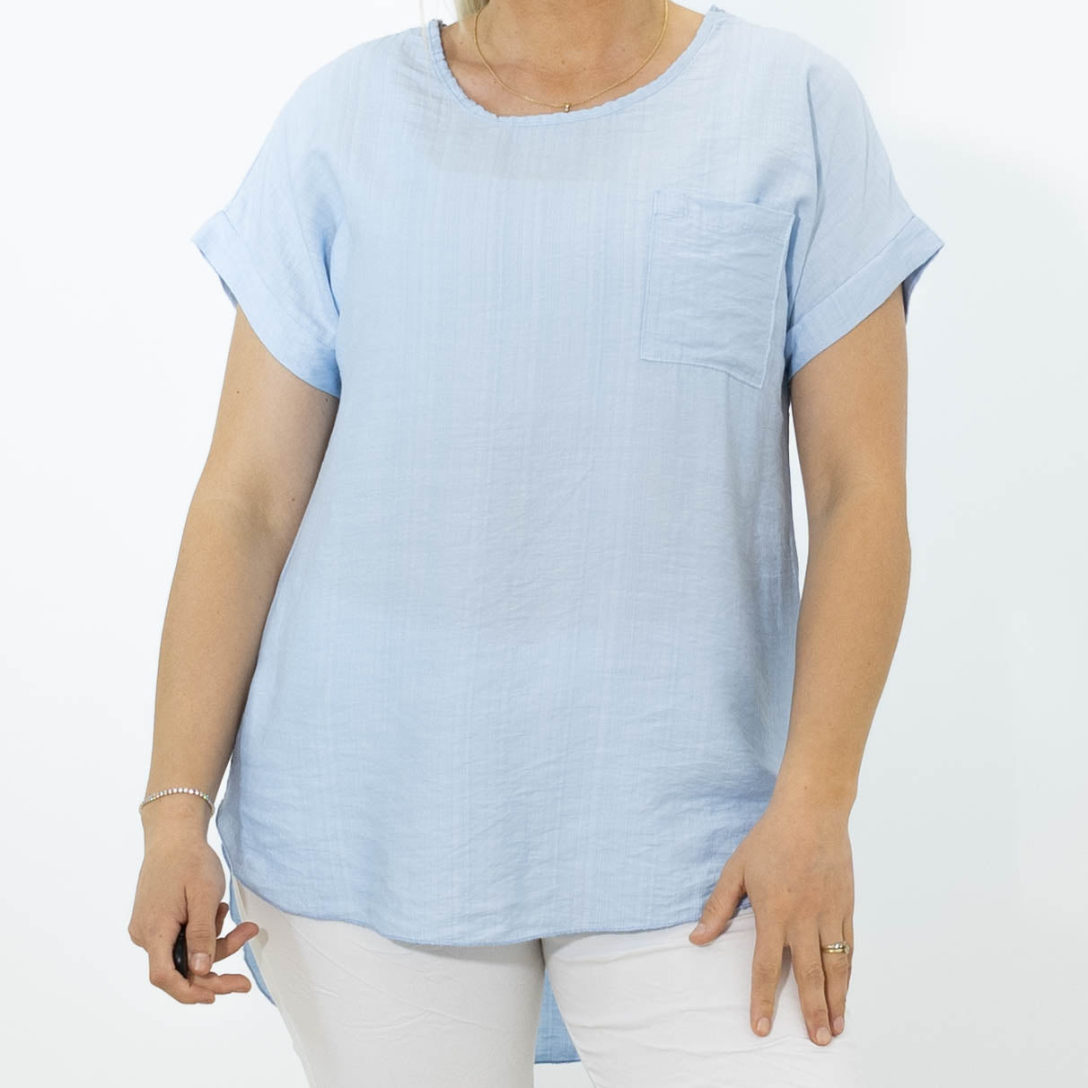 Fanny overdel, Lyseblå