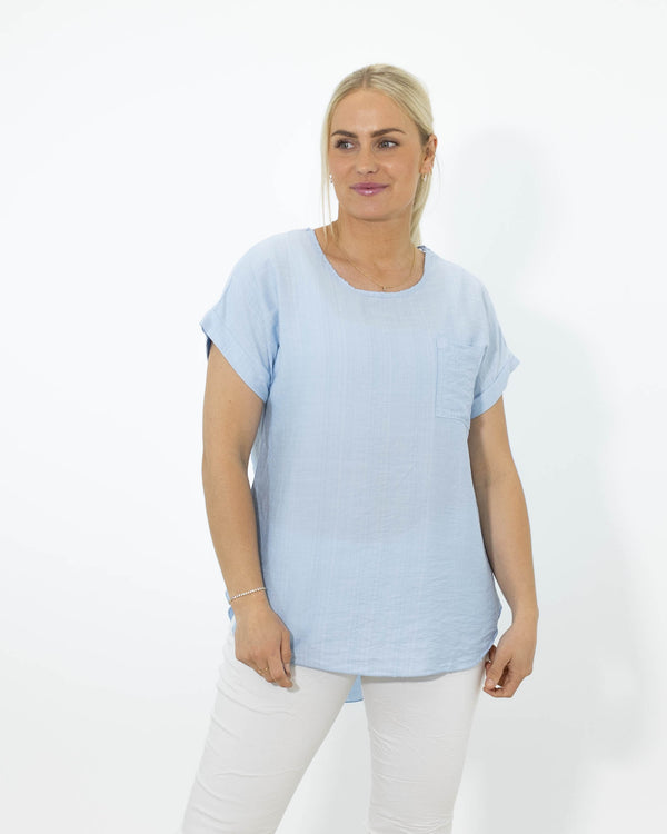 Fanny overdel, Lyseblå