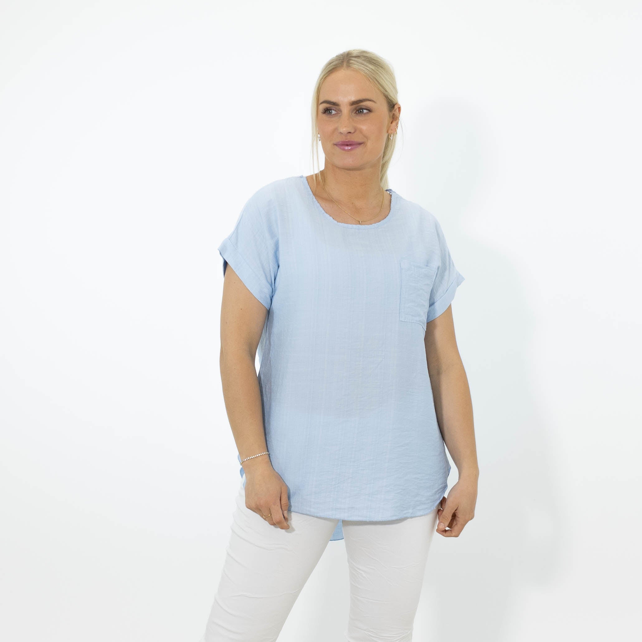 Fanny overdel, Lyseblå