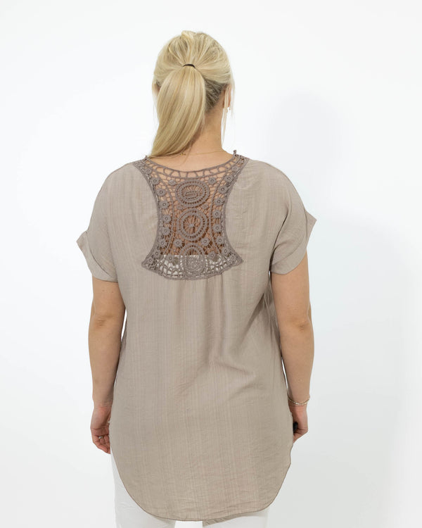 Fanny overdel, Taupe