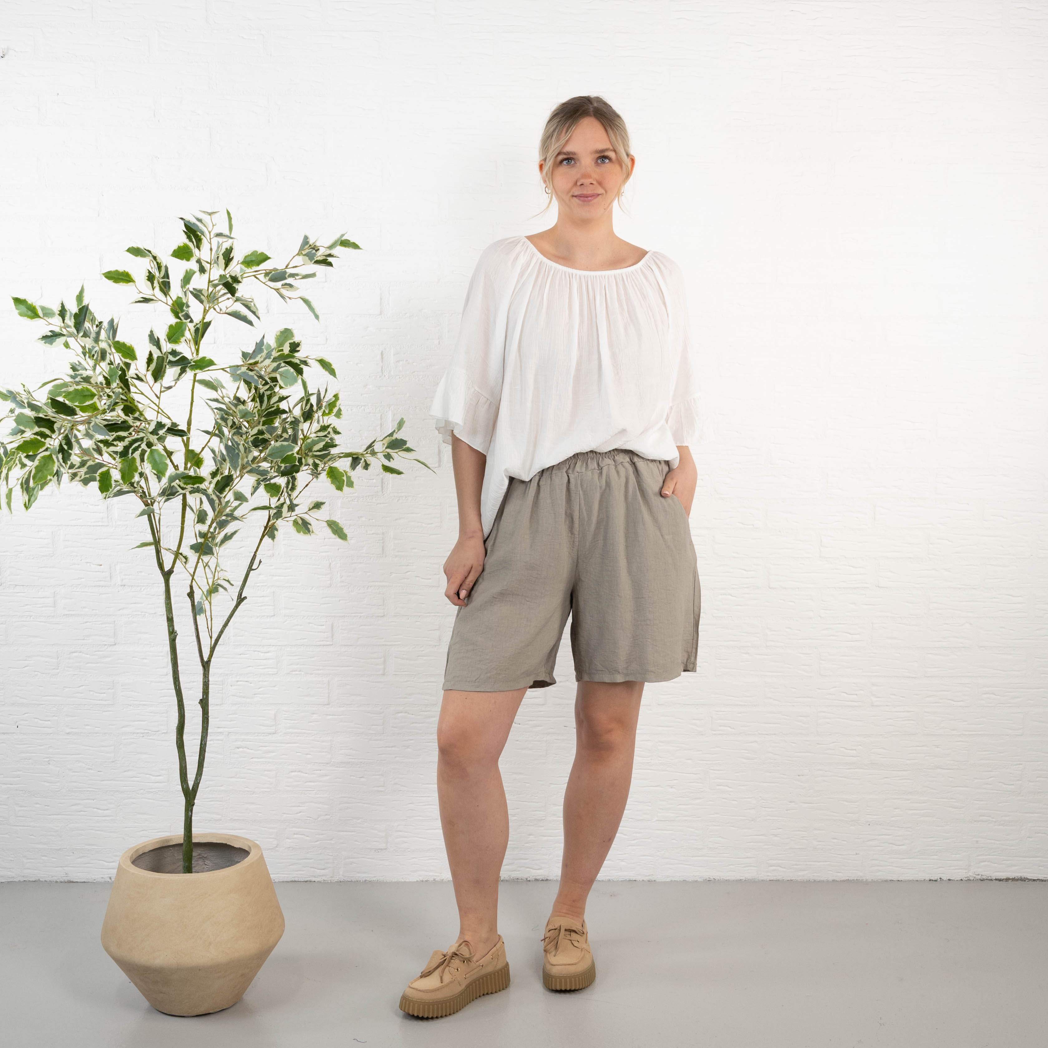 Martha shorts, Taupe