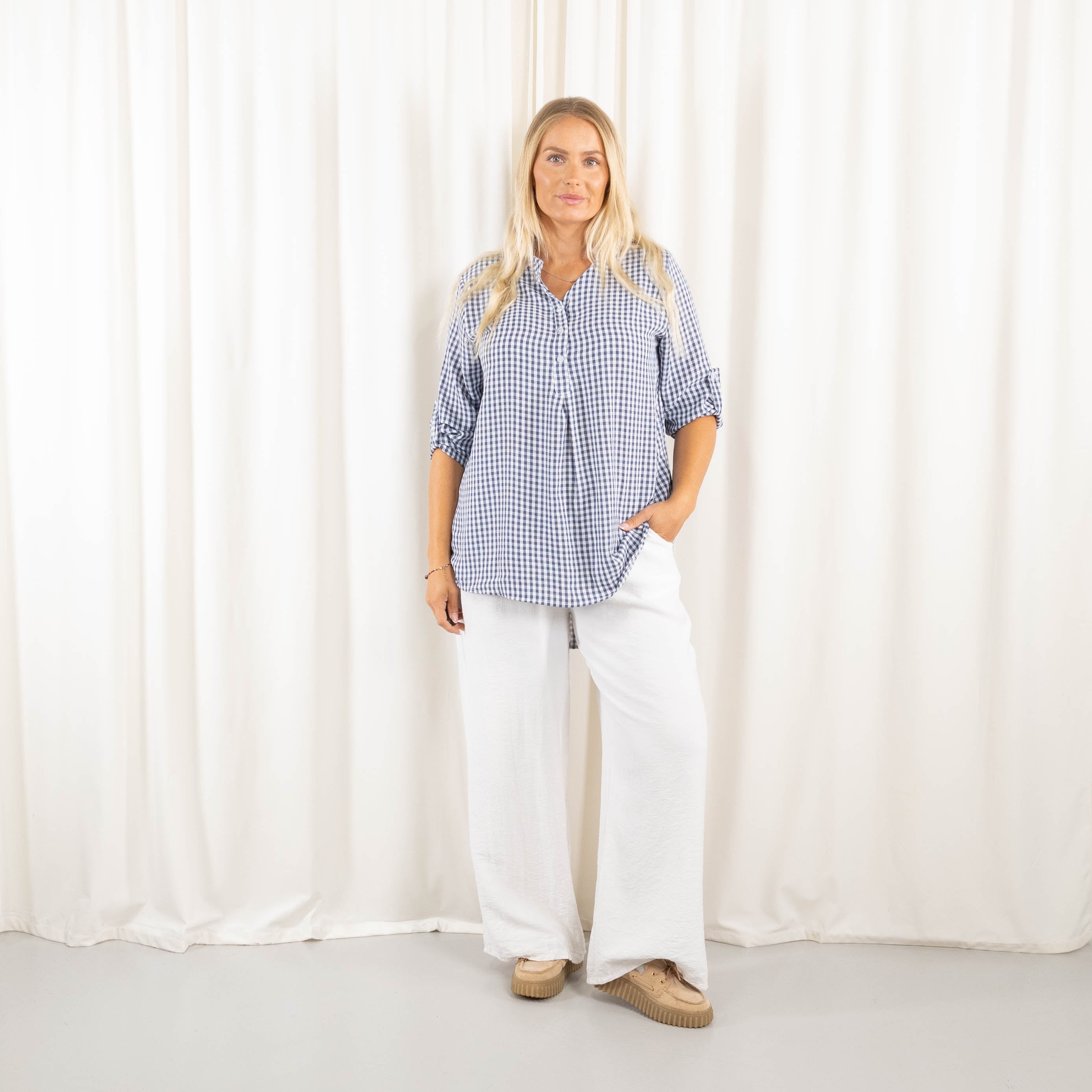 Cleo skjorte, Navy