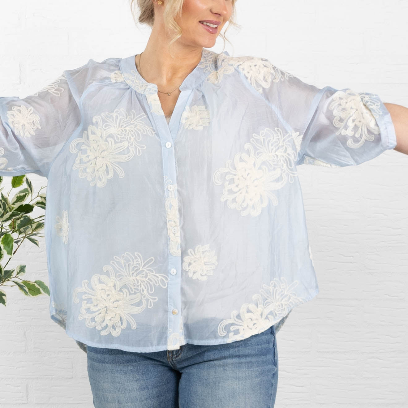 Tanja overdel, Lyseblå