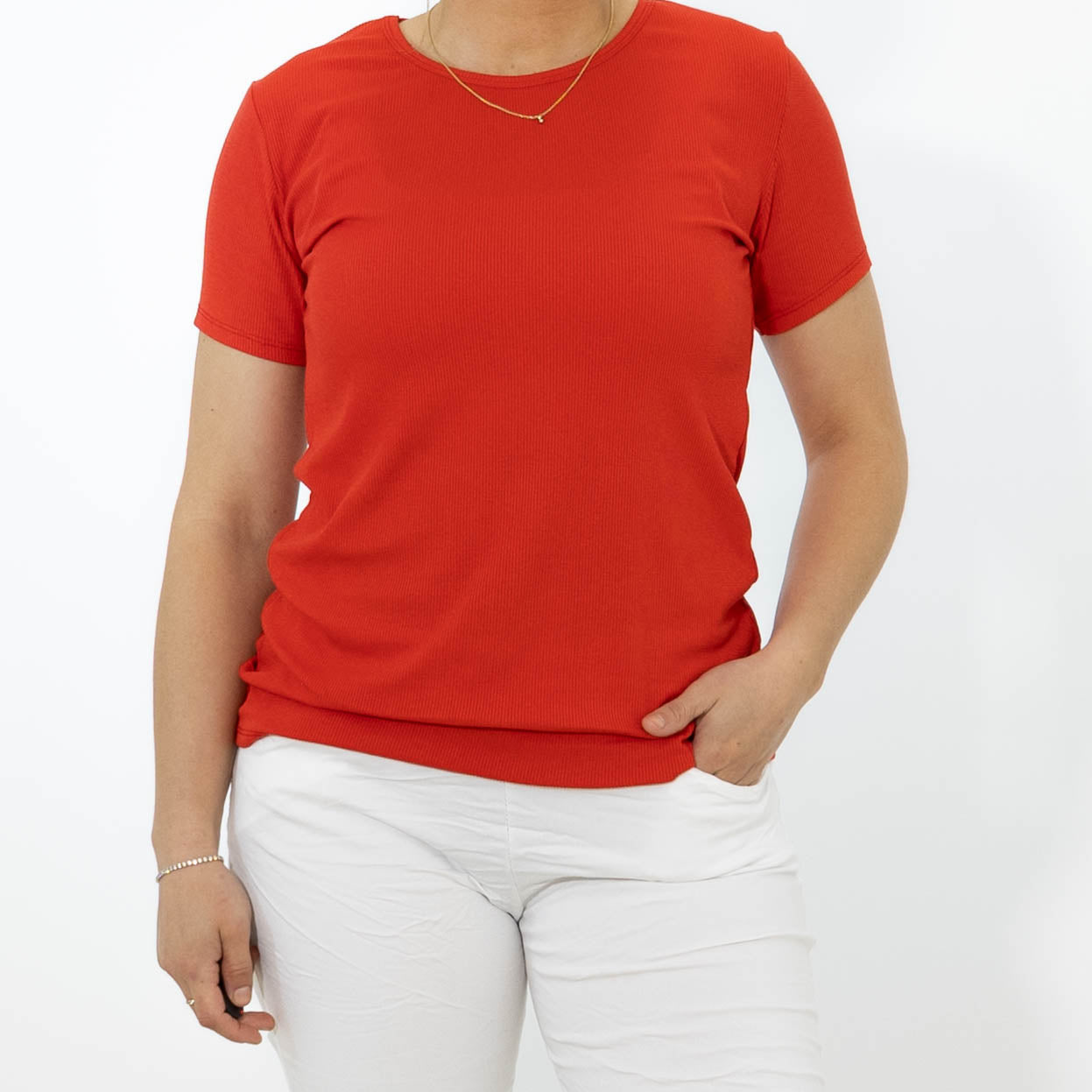 Ava t-shirt, Rød