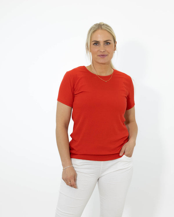Ava t-shirt, Rød