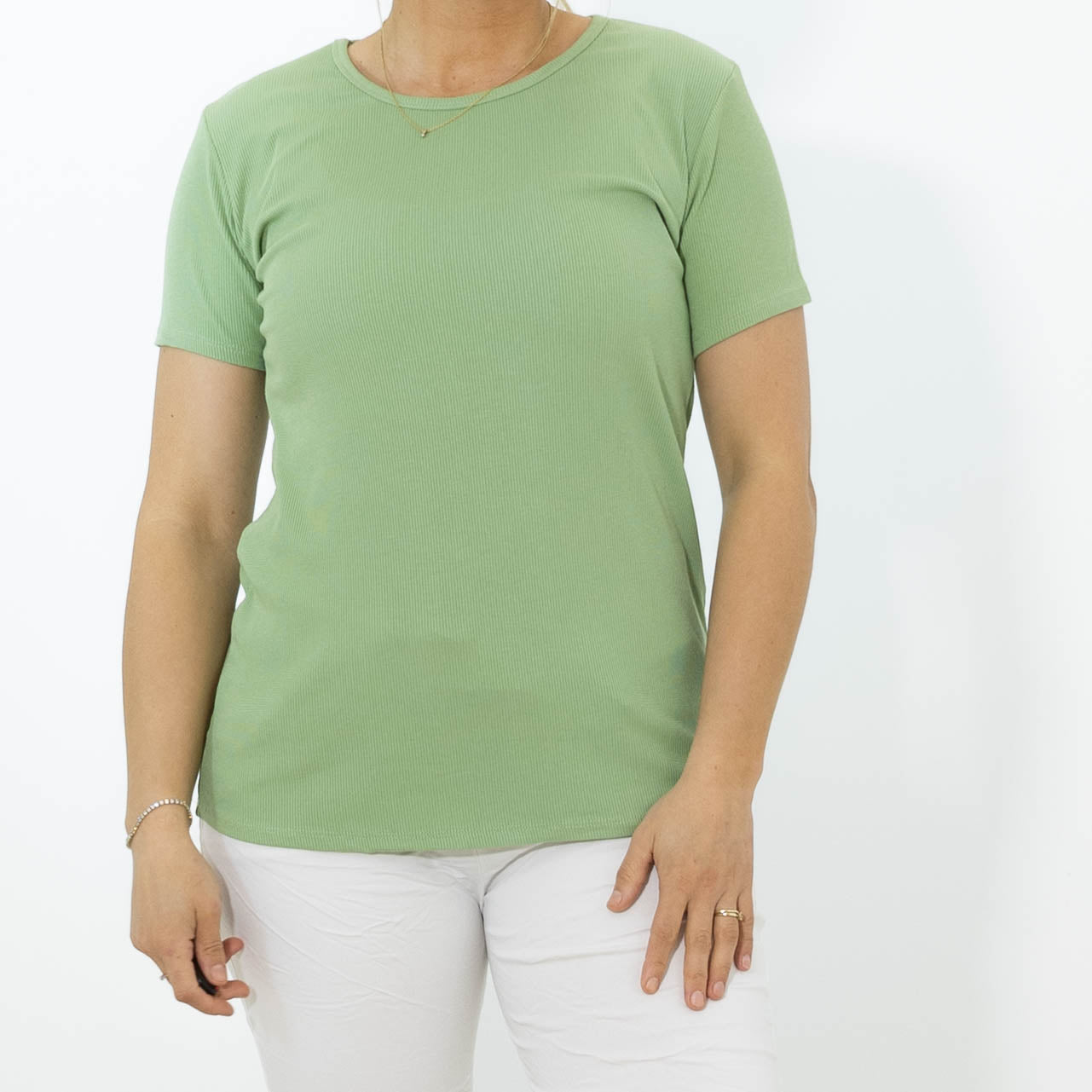 Ava t-shirt, Lys khaki