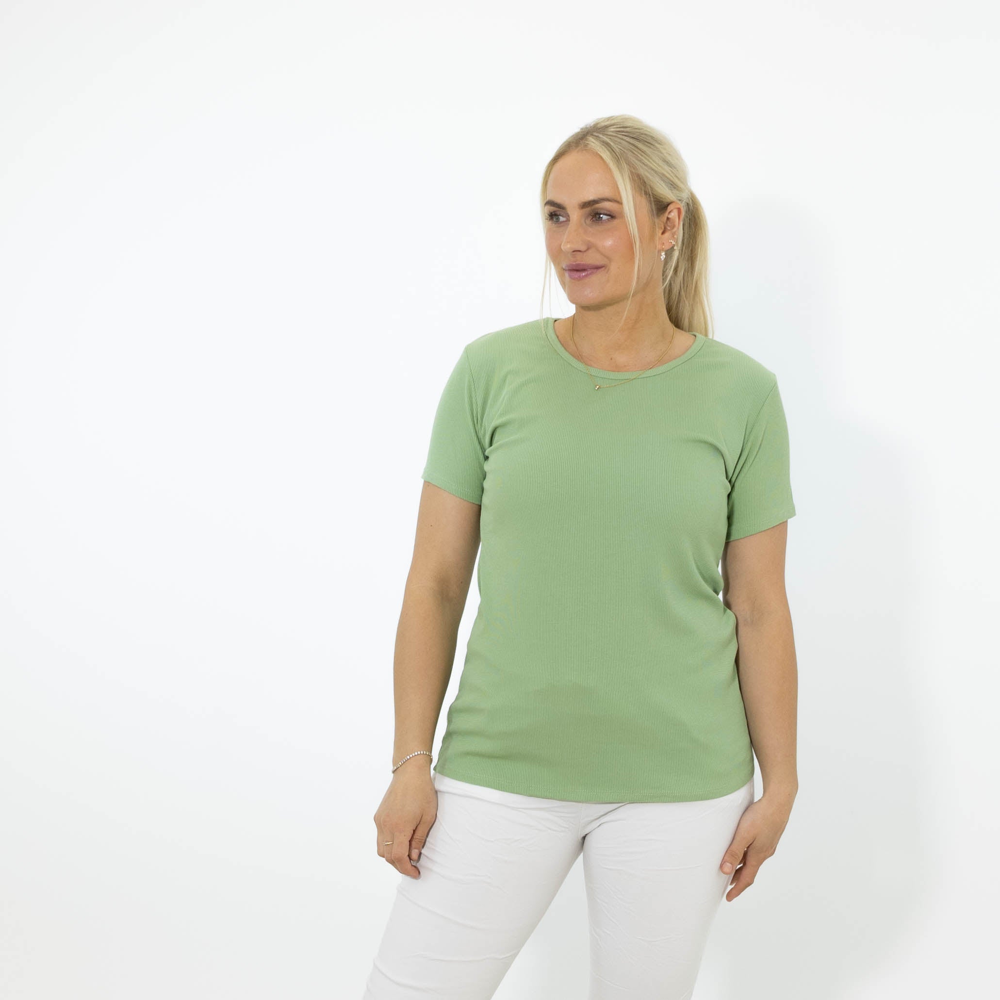 Ava t-shirt, Lys khaki