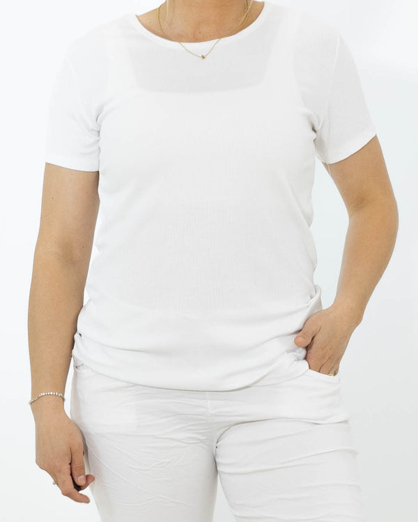 Ava t-shirt, Hvid
