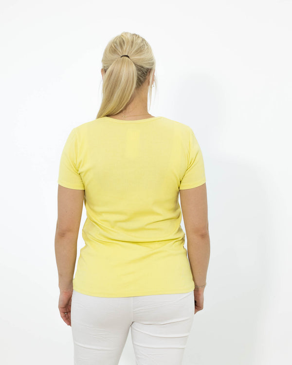 Ava t-shirt, Gul