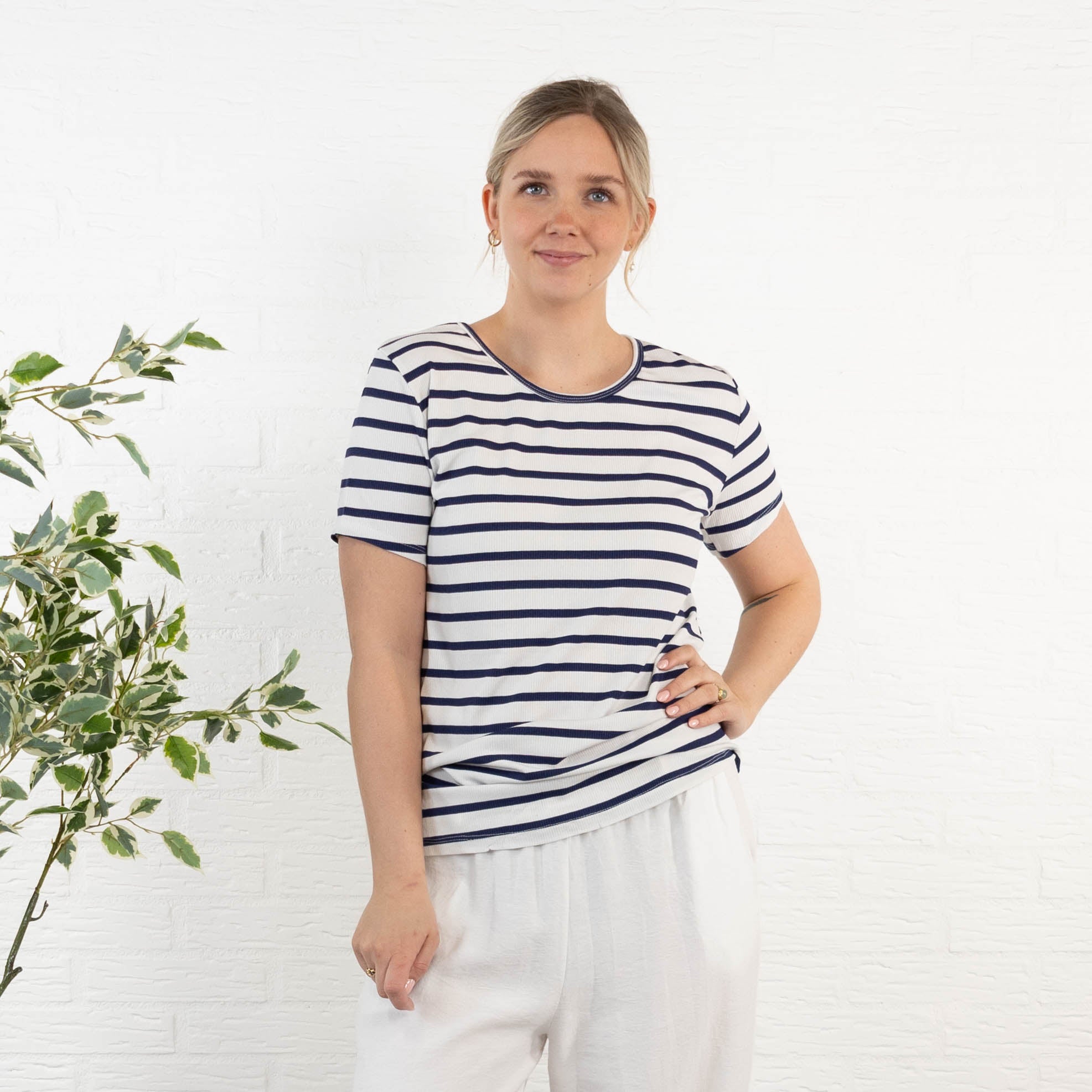 Alina t-shirt, Hvid