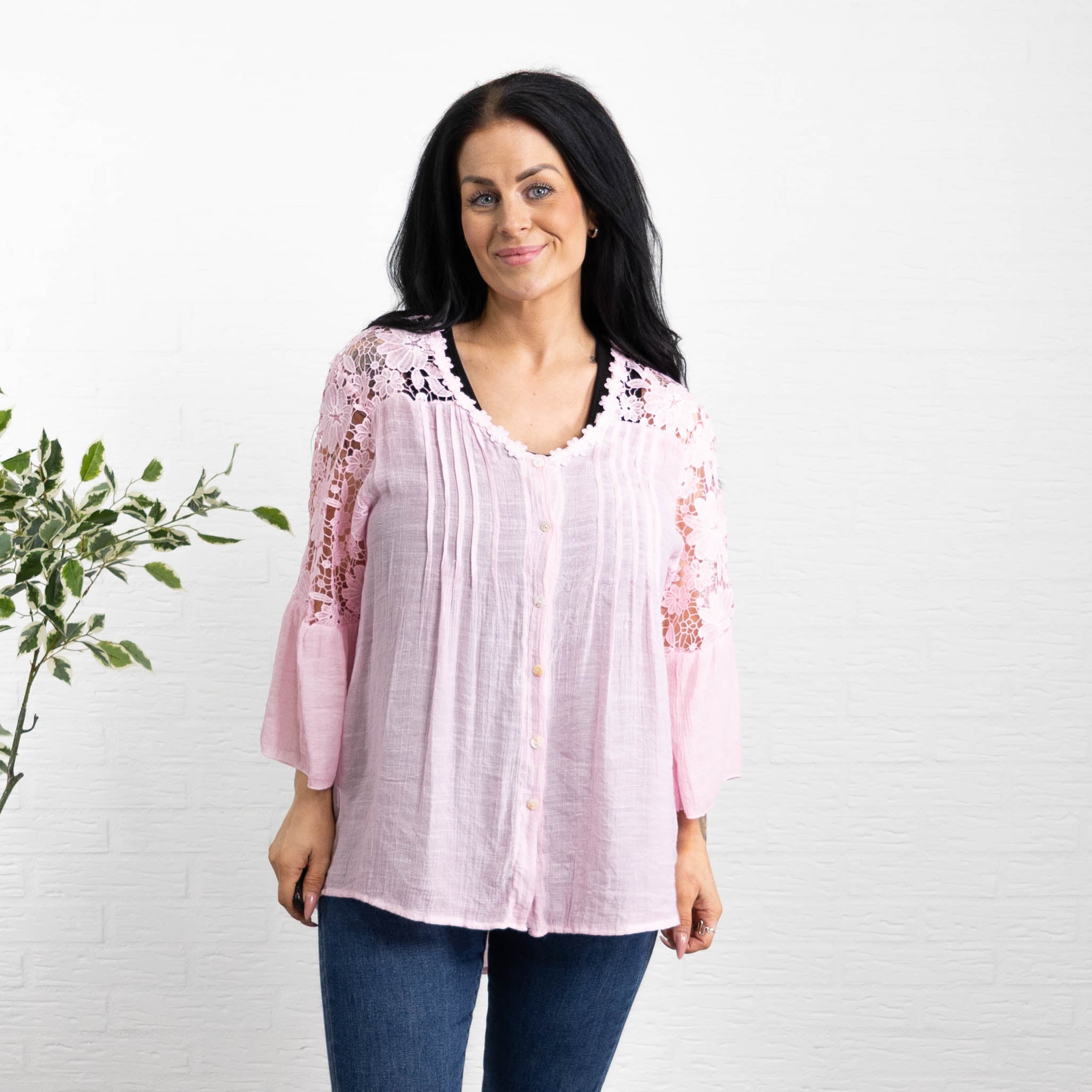 Debbie skjorte, Lyserød