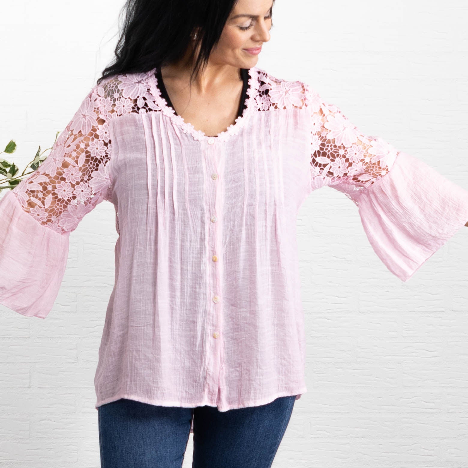 Debbie skjorte, Lyserød