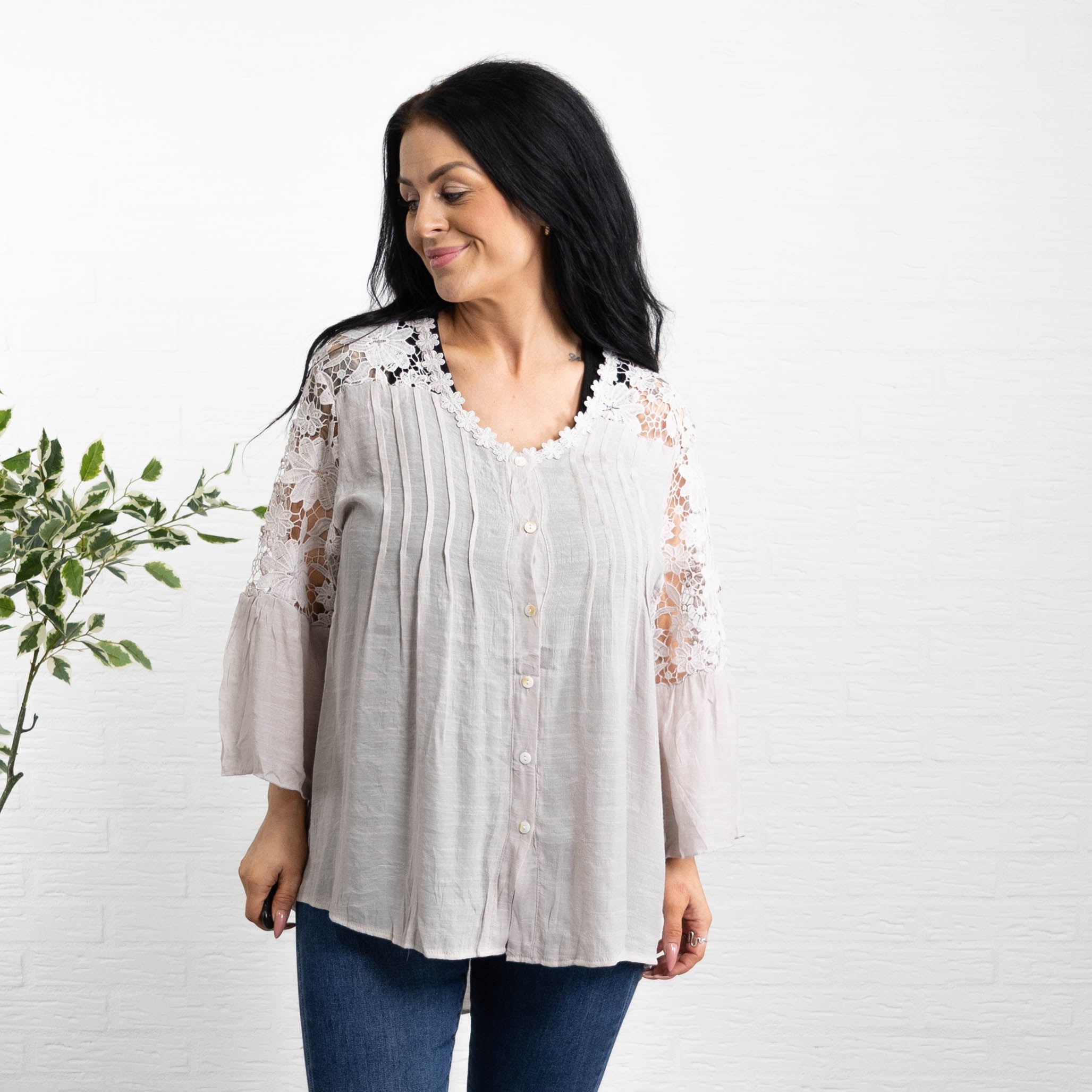 Debbie skjorte, Beige