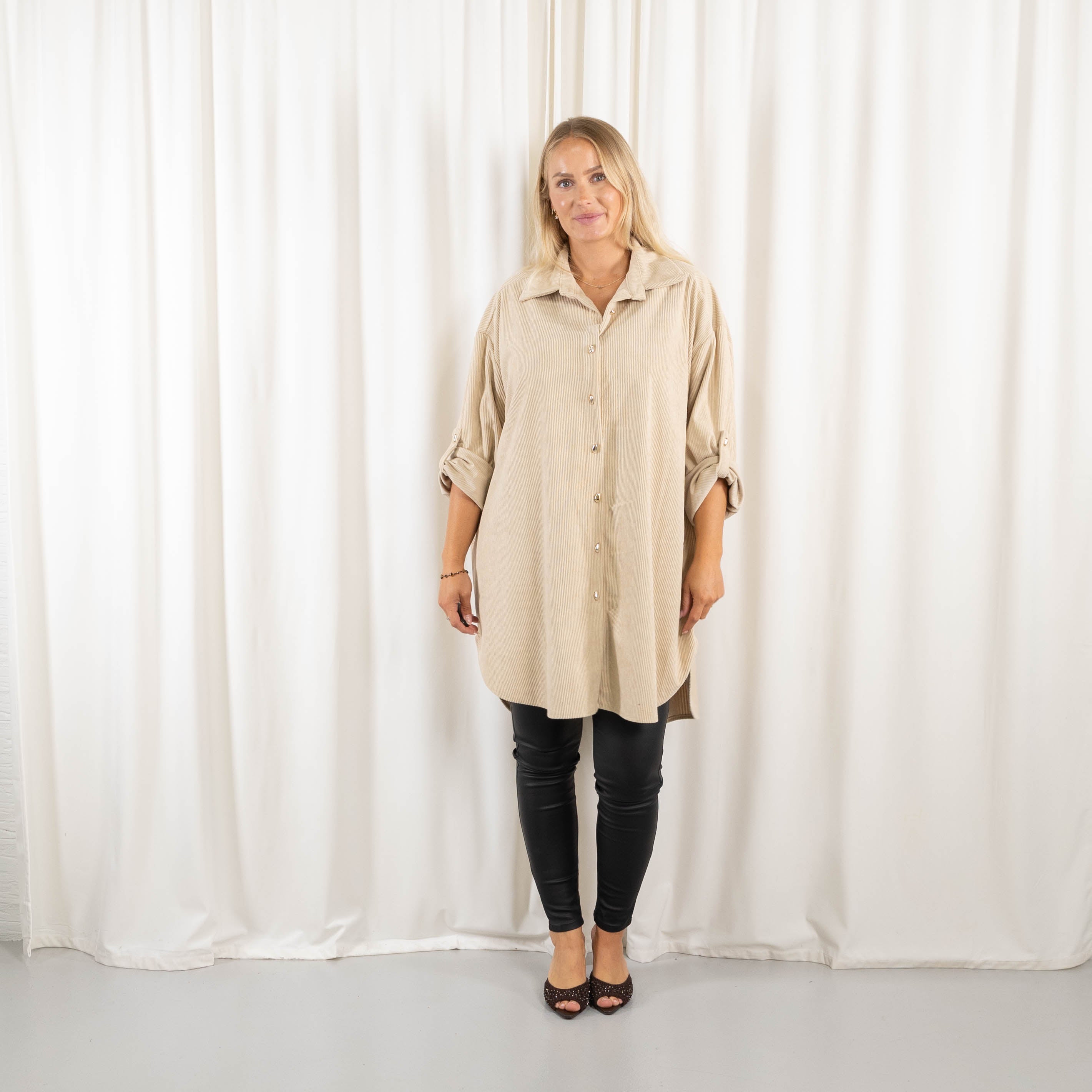 Enya tunika/skjorte, Beige