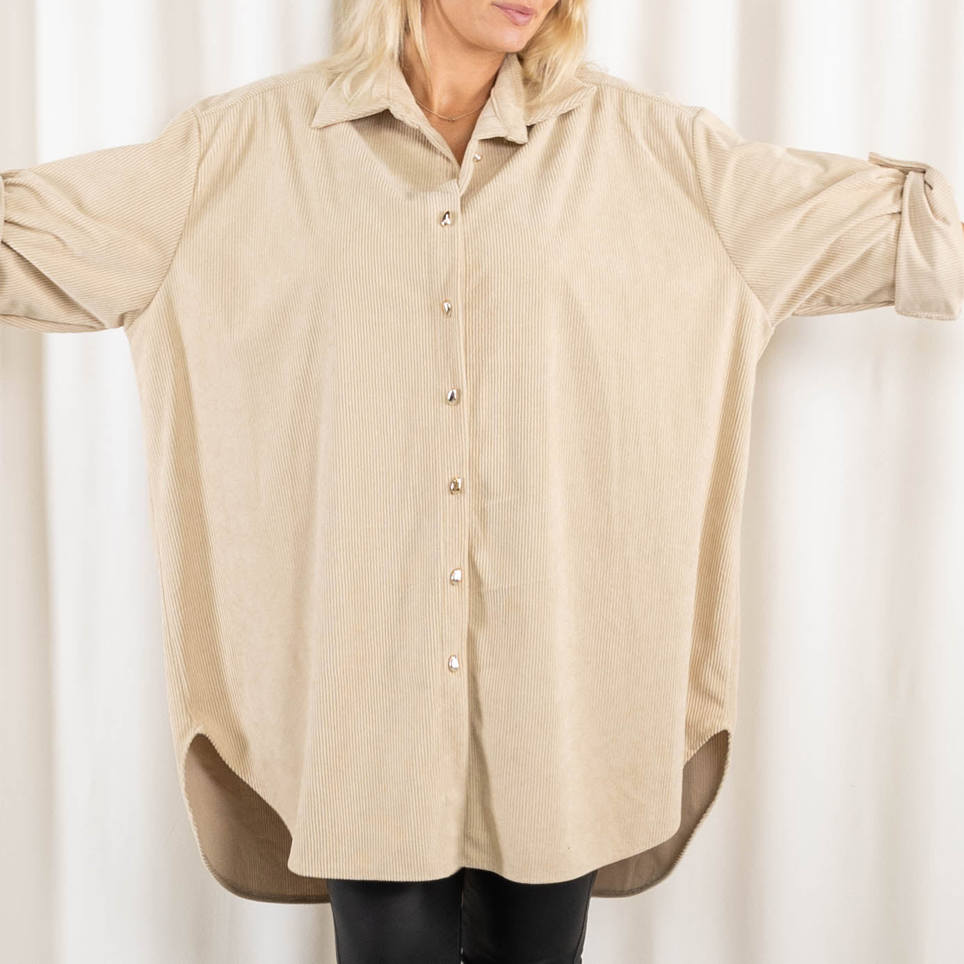 Enya tunika/skjorte, Beige