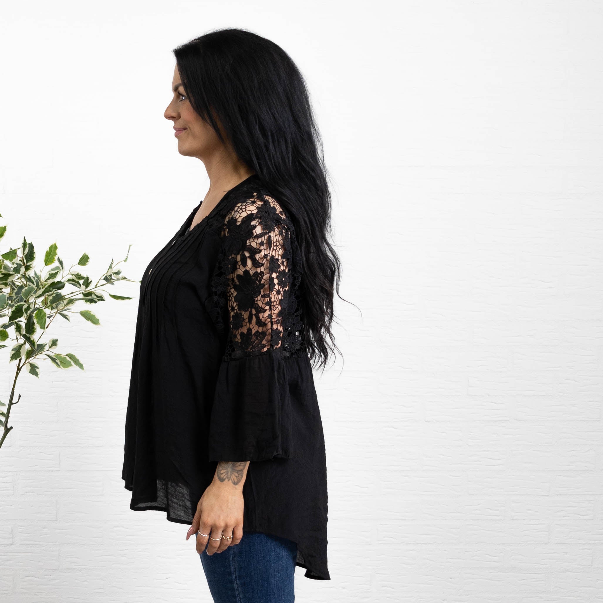 Debbie skjorte, Sort