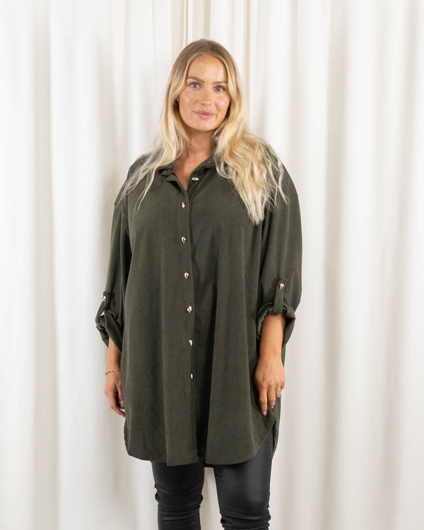 Enya tunika/skjorte, Khaki