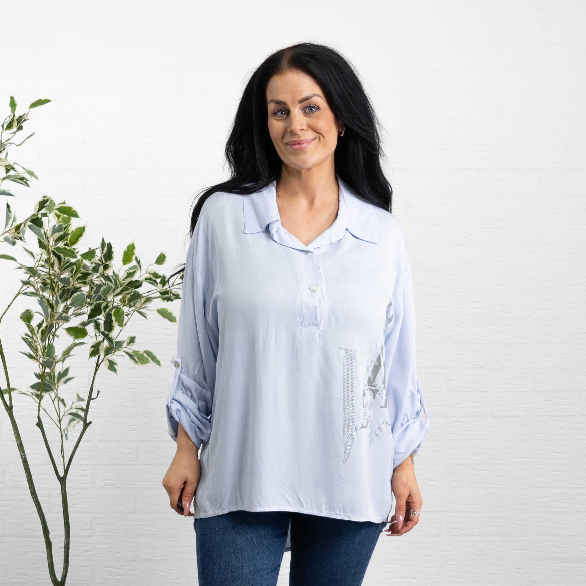 Jordan overdel, Lyseblå