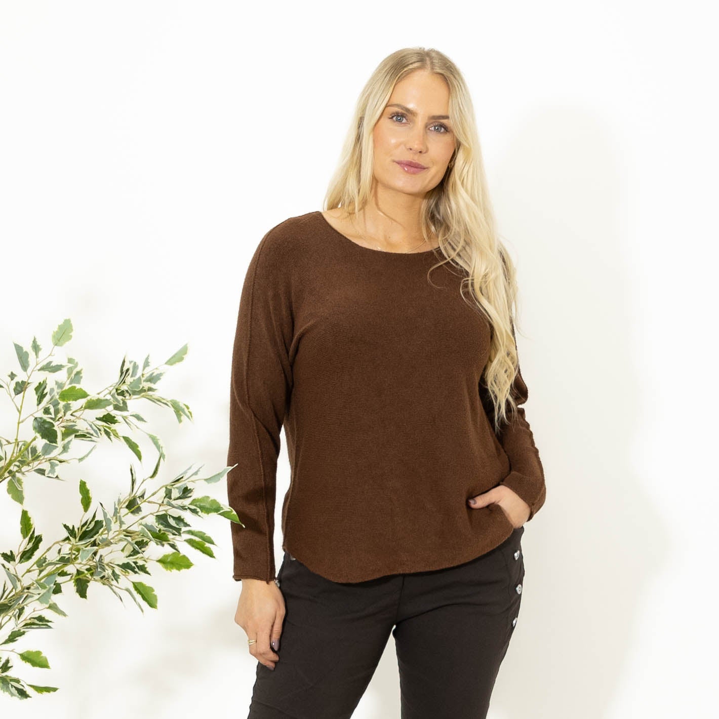 Klara rundhals strik, Choko