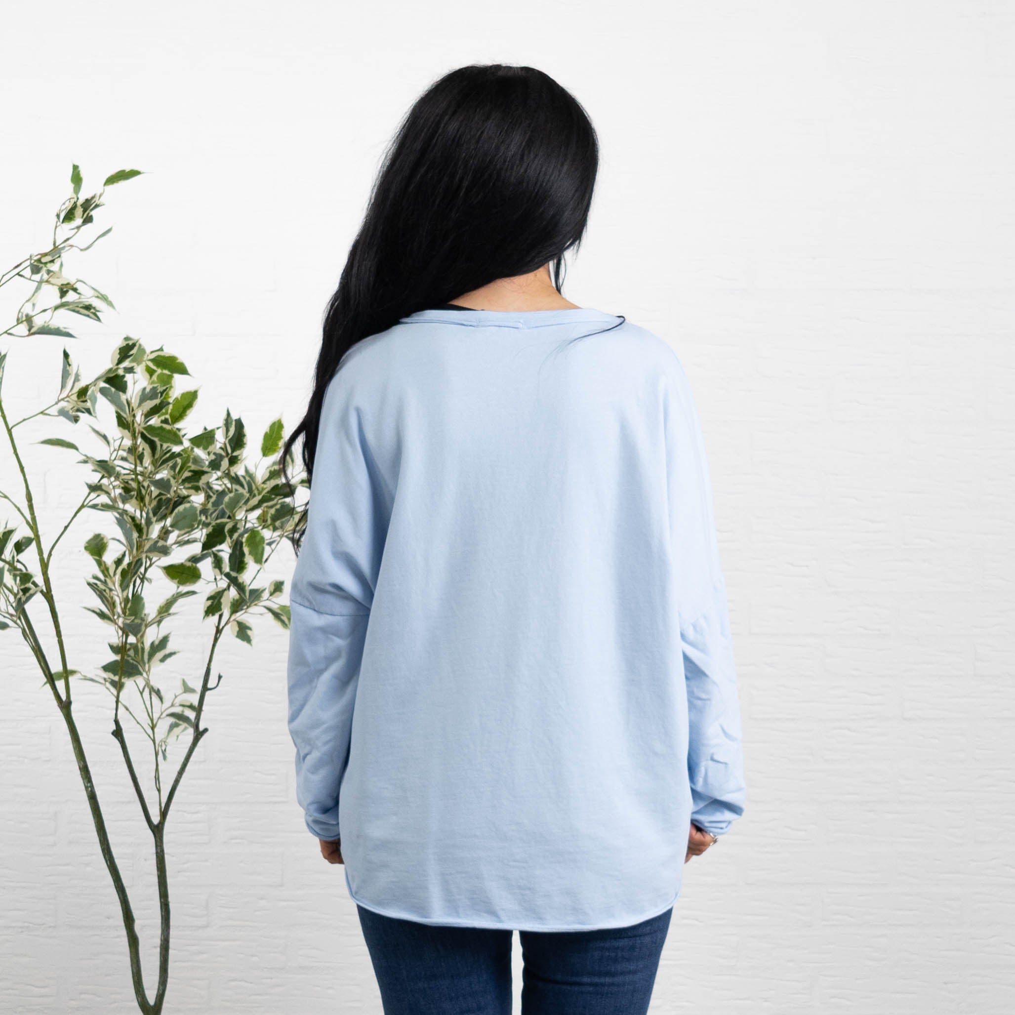 Brklyn sweatshirt, Lyseblå