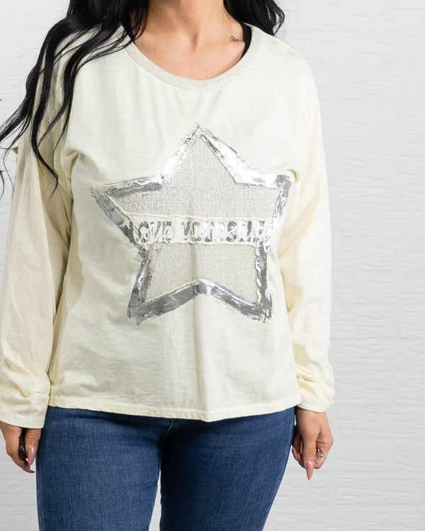Arianna t-shirt, Gul
