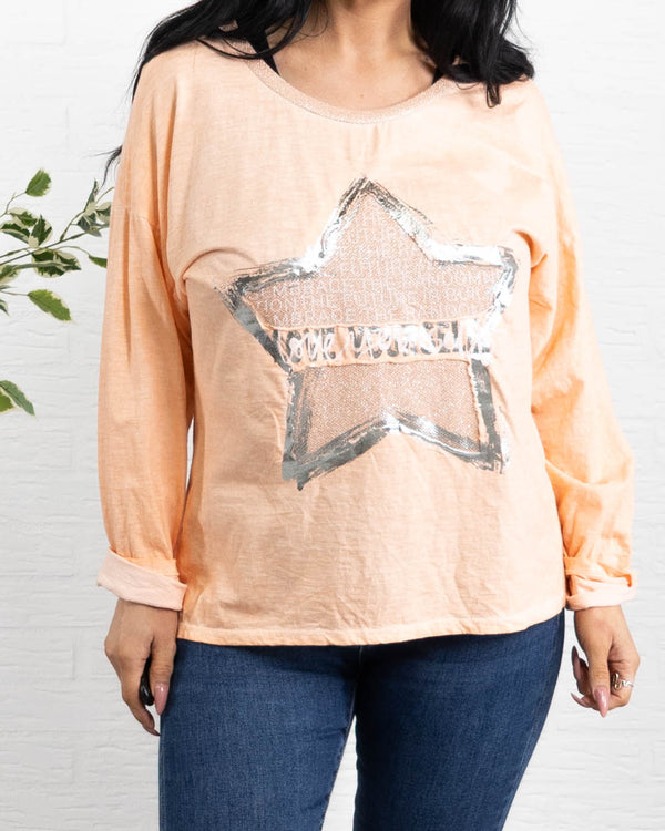 Arianna t-shirt, Koral