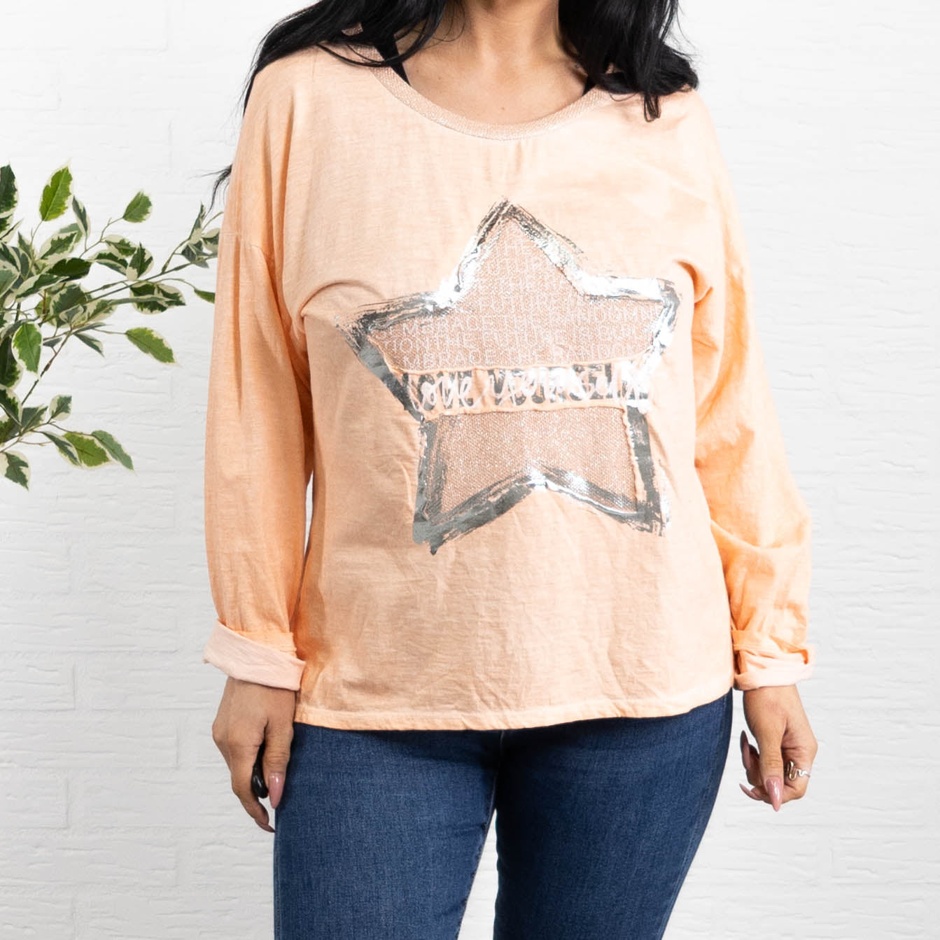 Arianna t-shirt, Koral