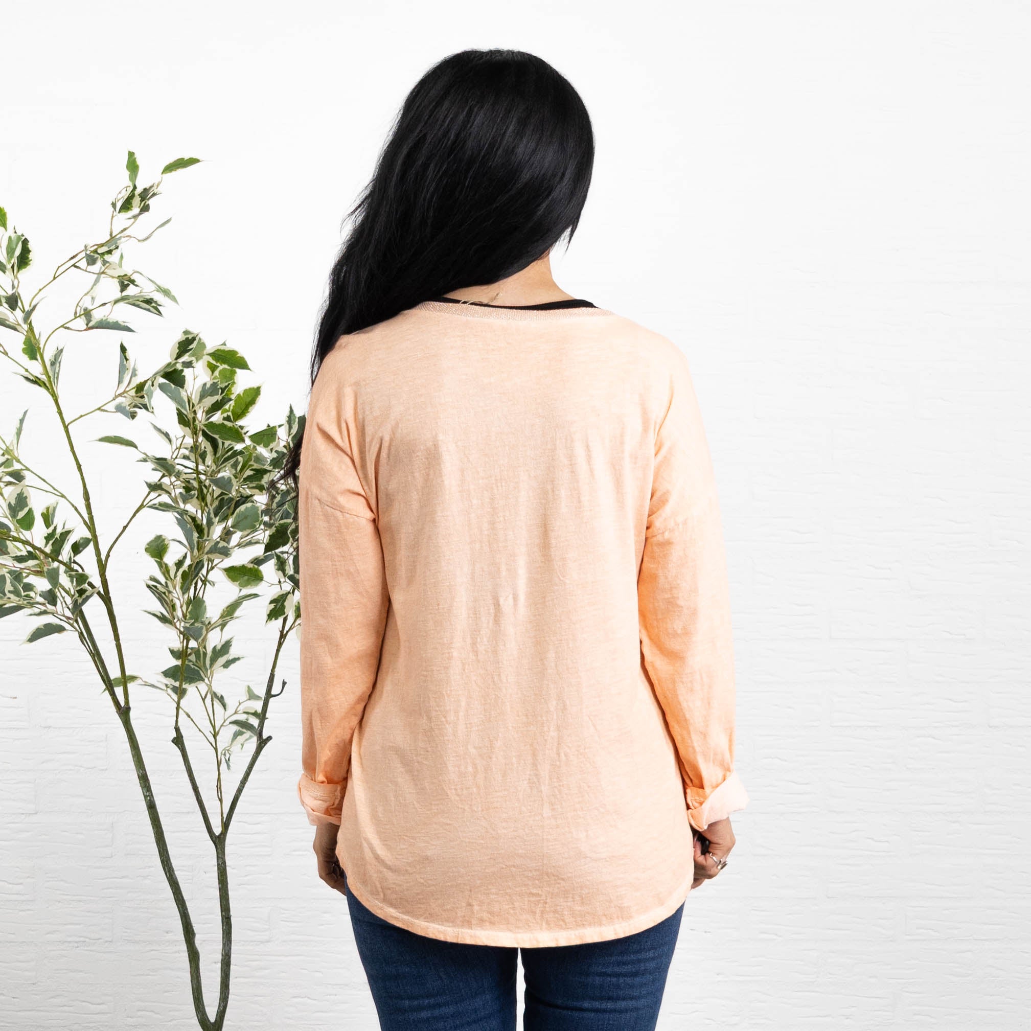 Arianna t-shirt, Koral