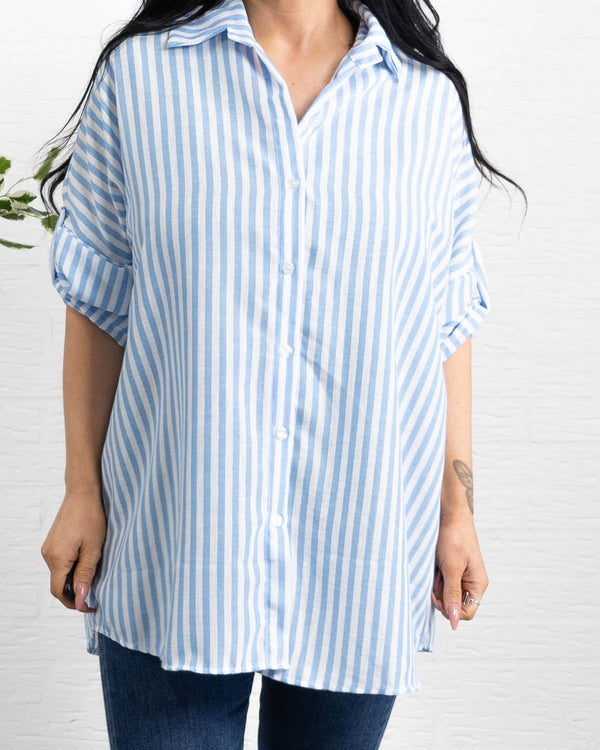 Phoebe skjorte, Lyseblå