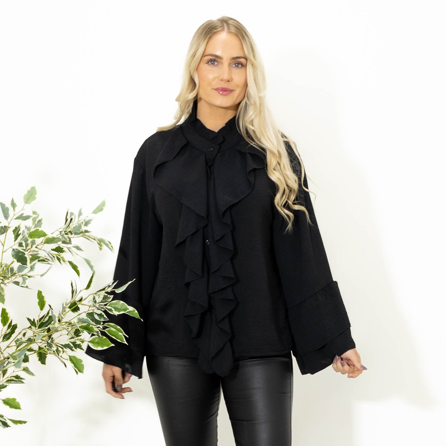 Kali flæseskjorte, Sort