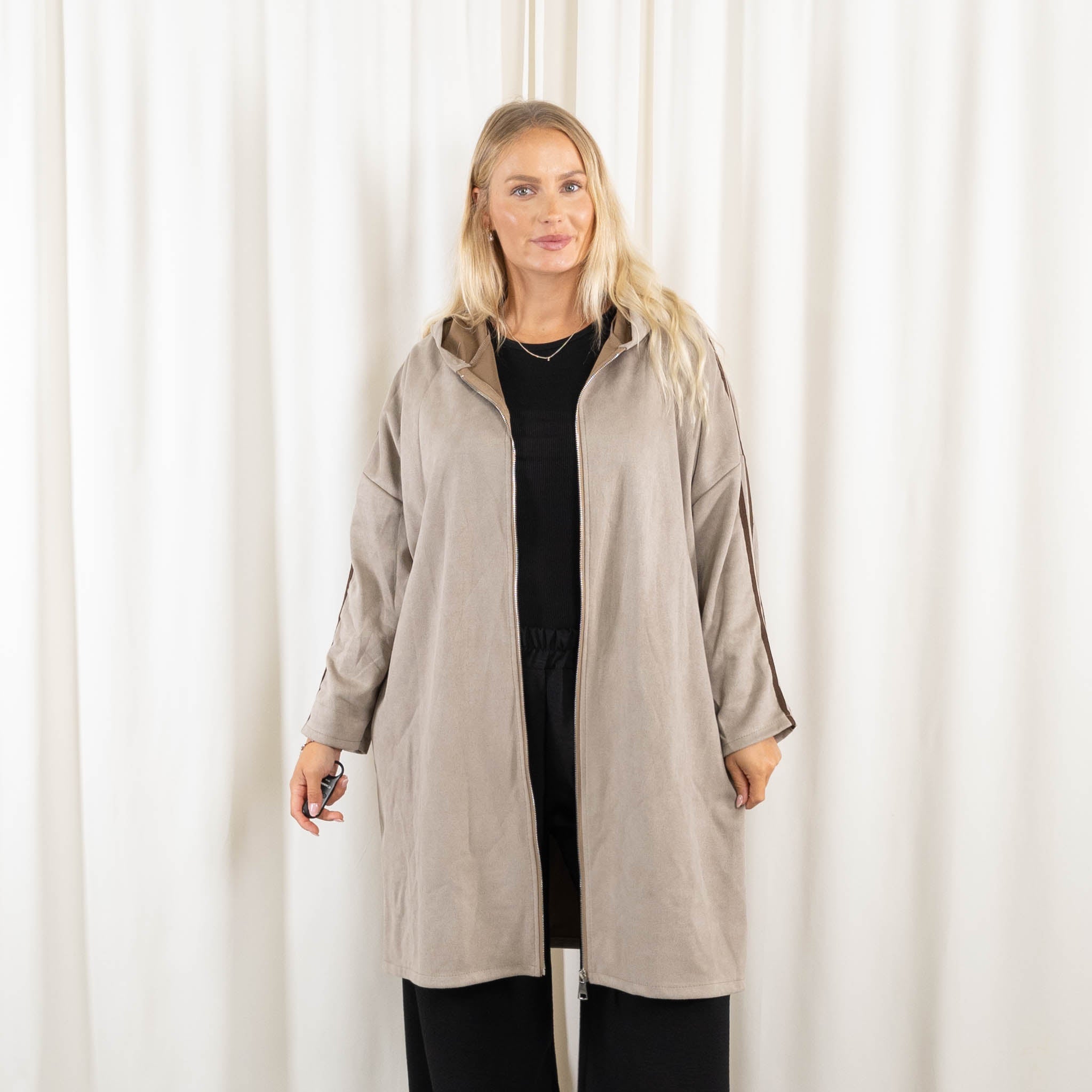 Lola cardigan, Taupe